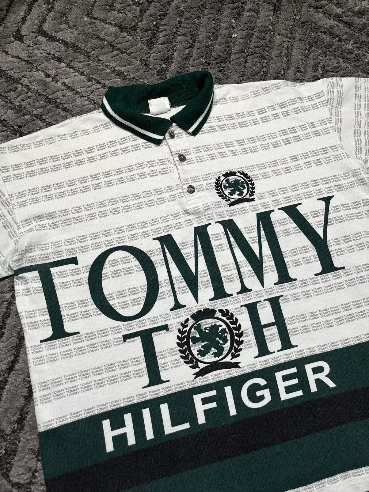 Vintage Vintage Grey Longsleeve T-shirt Tee Bootleg Tommy Hilfiger Size US XL / EU 56 / 4 - 3 Thumbnail