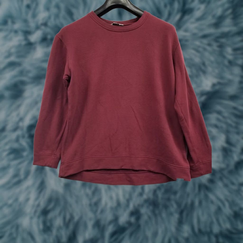 Orvis Orvis Sweater Womens Medium Long Sleeve Crewneck Burgundy Red Knit Pullover Coat Size M / US 6-8 / IT 42-44 - 1 Thumbnail