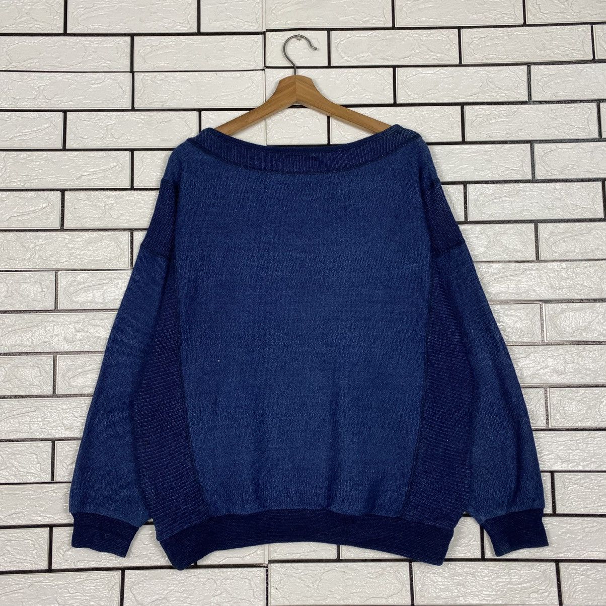 Indigo Vintage Sweatshirt Jantzen Indigoblue Pure Indigo Dyed Size US L / EU 52-54 / 3 - 9 Thumbnail