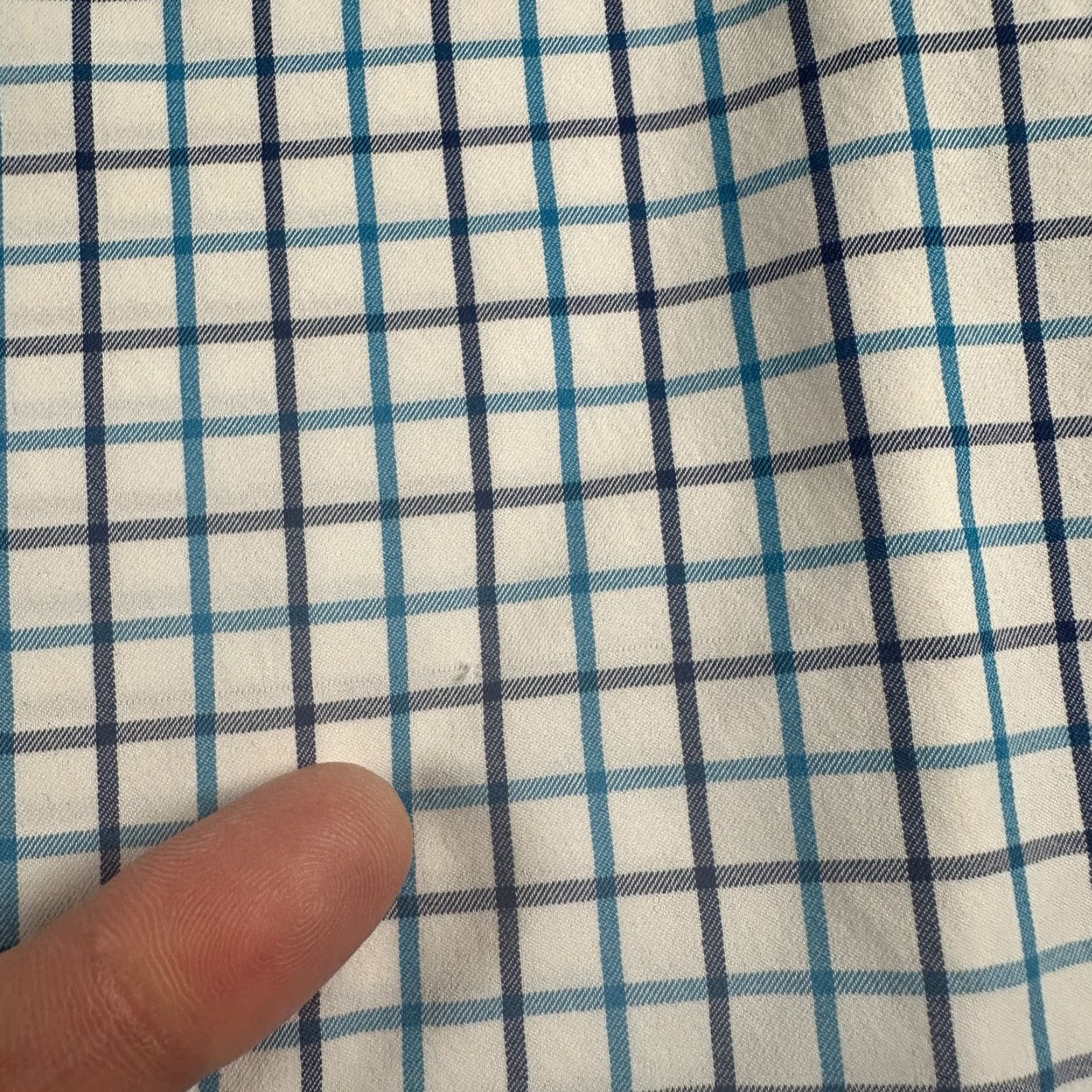 G/FORE G/FORE Men’s Casual Button-Down Shirt White Blue Check Medium Performance Size US M / EU 48-50 / 2 - 4 Thumbnail