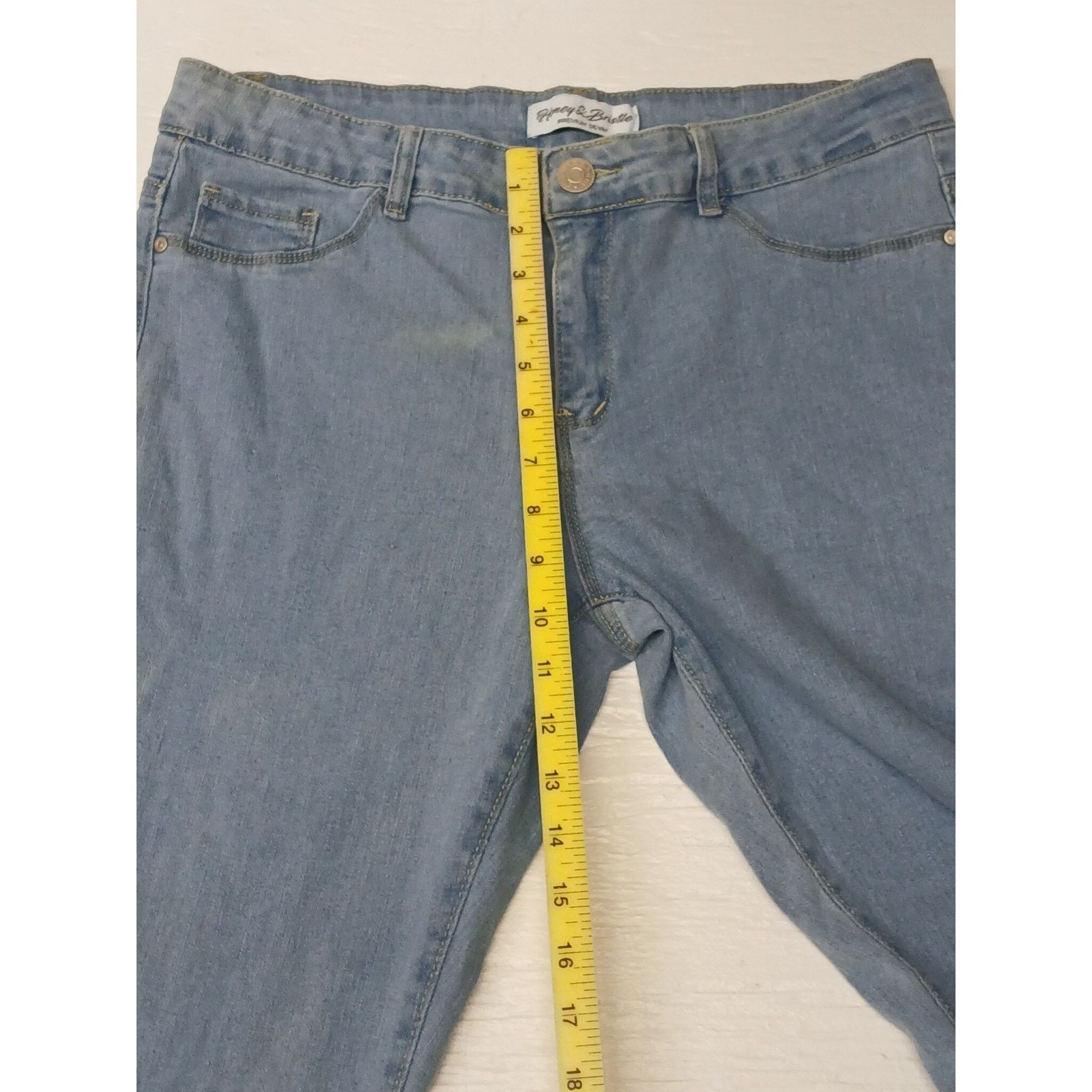 Other Honey & Bristle Premium Light Denim (12P) Stretch Jeans Size 30" / US 8 / IT 44 - 4 Thumbnail