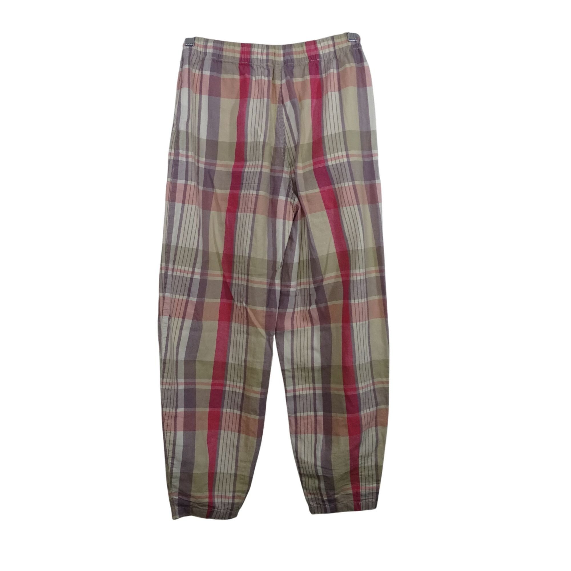 Polo Ralph Lauren Polo Ralph Lauren Plaid Pull on Tapered Pants Women Size XS Size 26" / US 2 / IT 38 - 4 Thumbnail