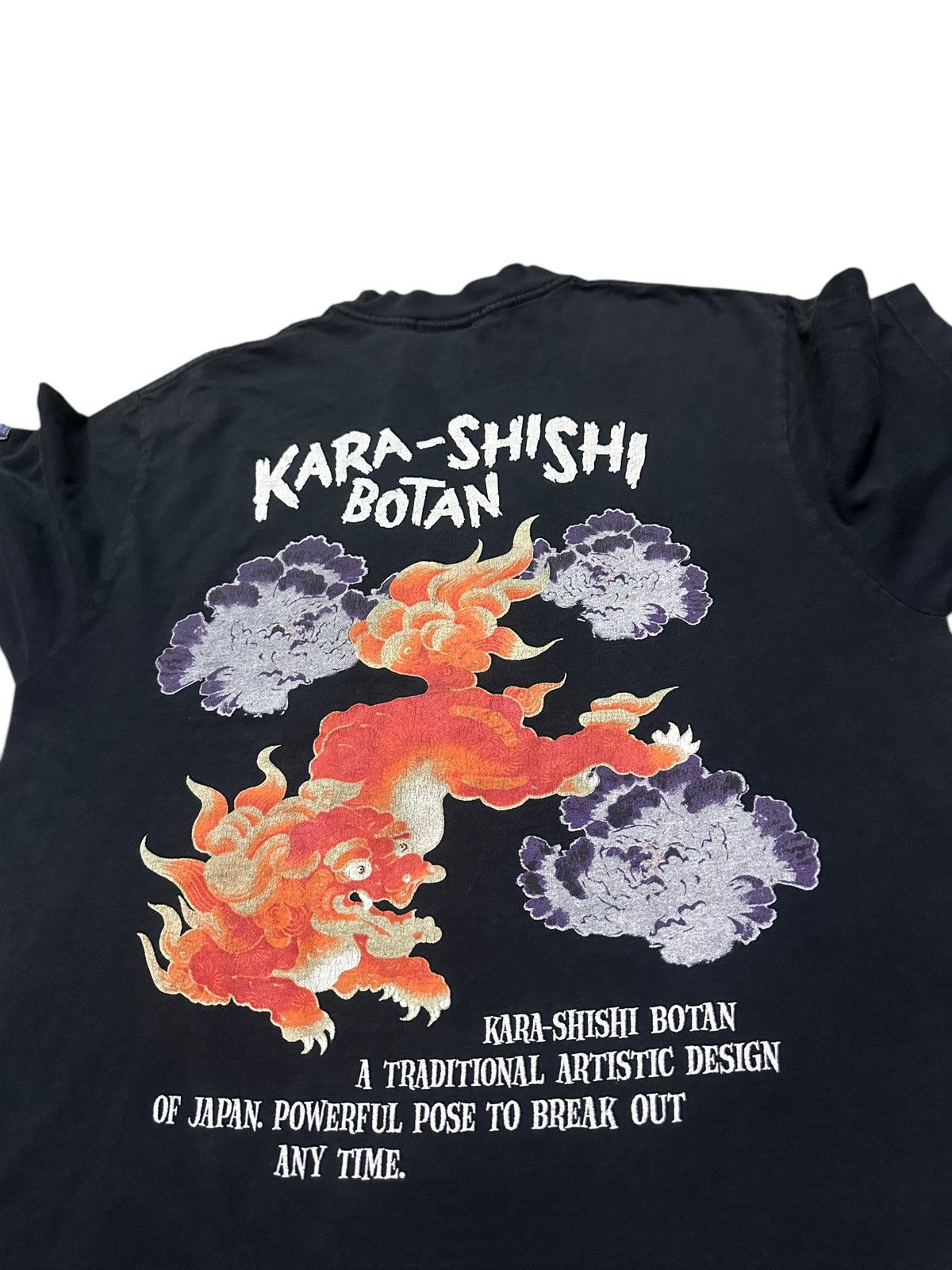 Sun Surf Vintage Sun surf Kara-Sishi Botan backhit tshirt Size US M / EU 48-50 / 2 - 3 Thumbnail