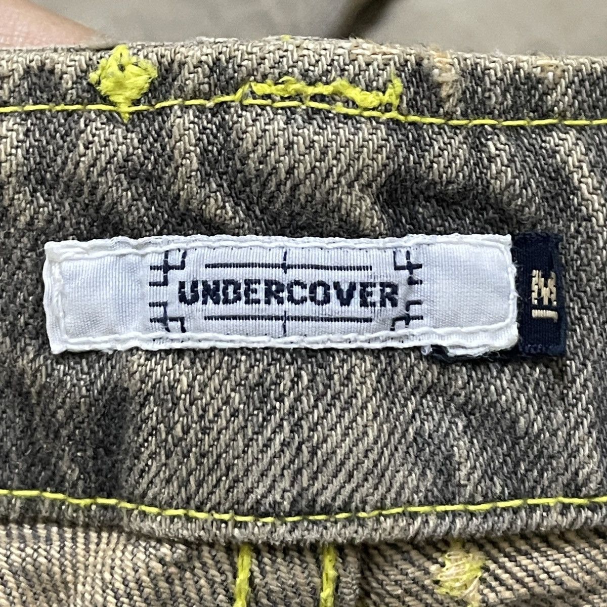 Undercover SS02 Very Rare Undercover The Illusion of Haze Diamond Jeans Size US 29 - 9 Thumbnail