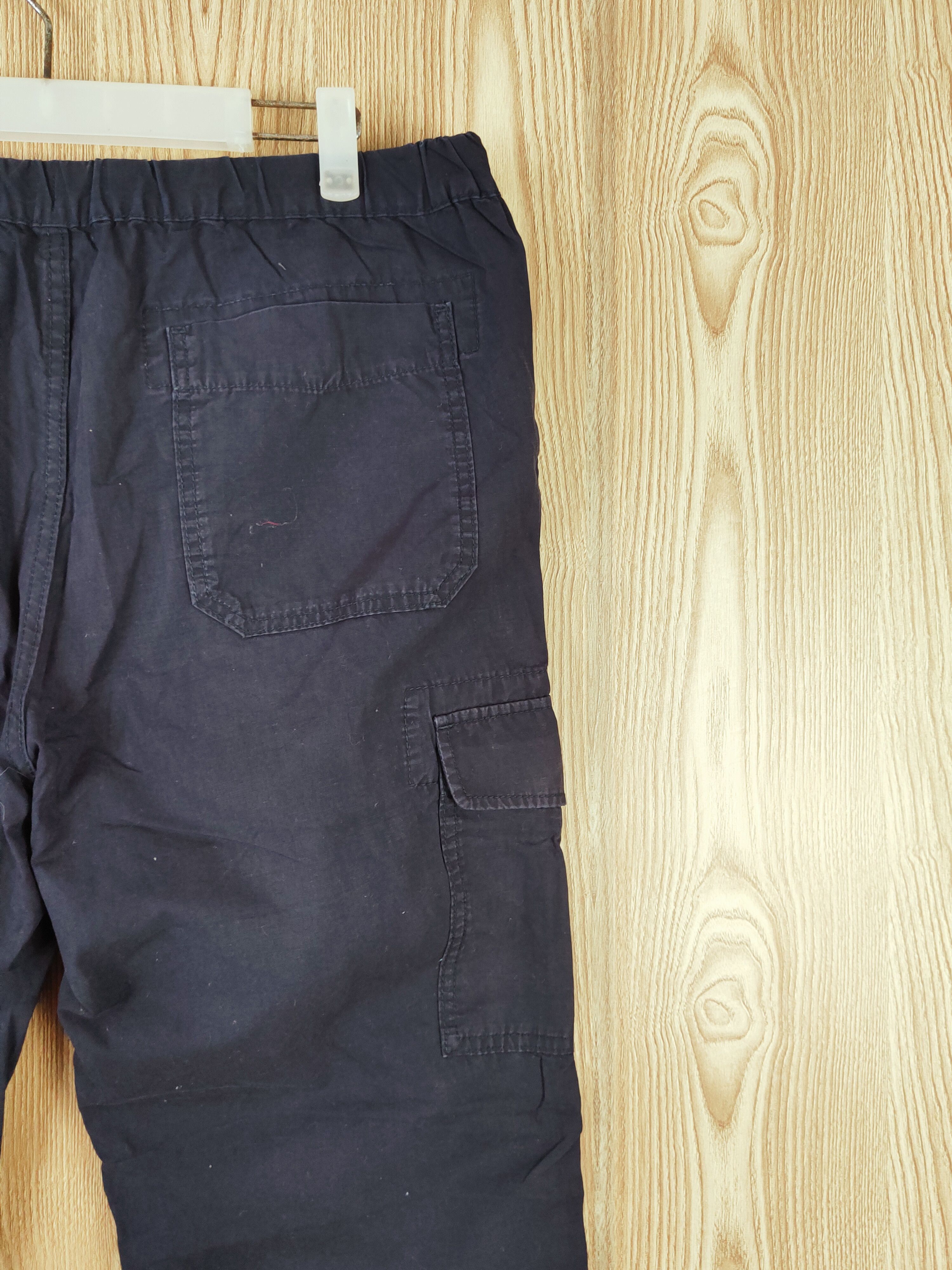 Japanese Brand Uniqlo Dark Blue Multipocket Tactical Cargo Pants #W273 Size US 34 / EU 50 - 10 Thumbnail