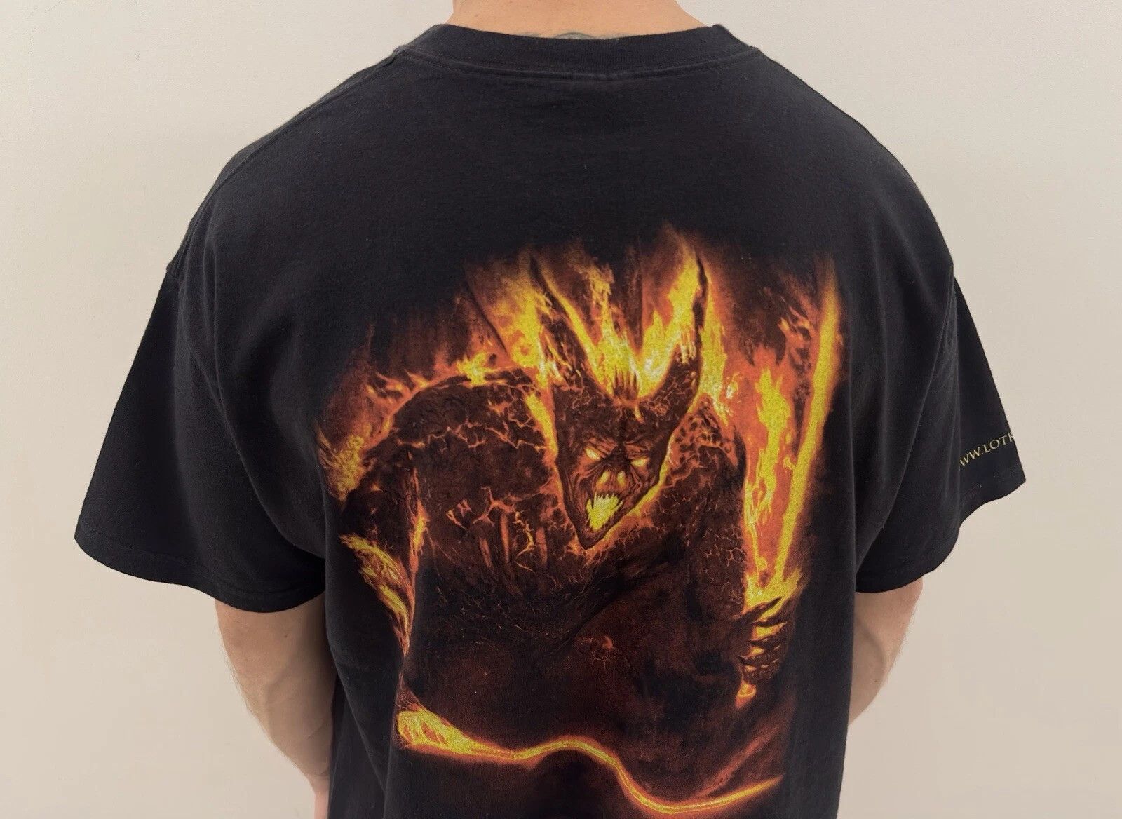Hanes Vintage Lord of the Rings MMO T-Shirt Mines of Moria 2000s Size US XL / EU 56 / 4 - 10 Thumbnail