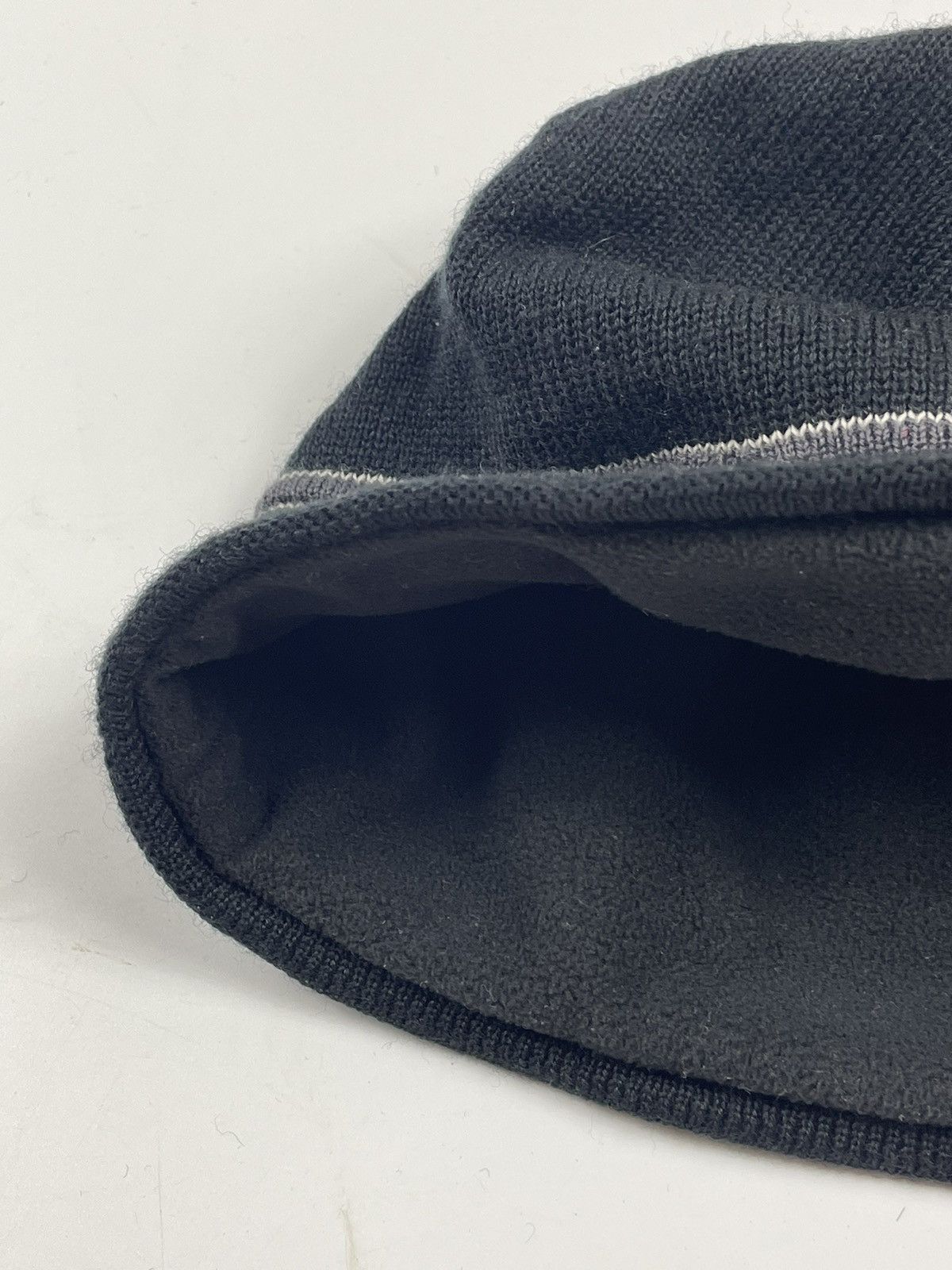 The North Face × Vintage The North Face beanie y2k hats Winter black logo drill Size ONE SIZE - 6 Thumbnail