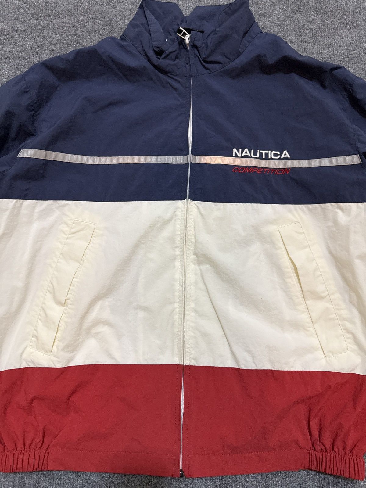 Nautica Vintage Nautica Competition Windbreaker Jacket L Size US L / EU 52-54 / 3 - 2 Thumbnail