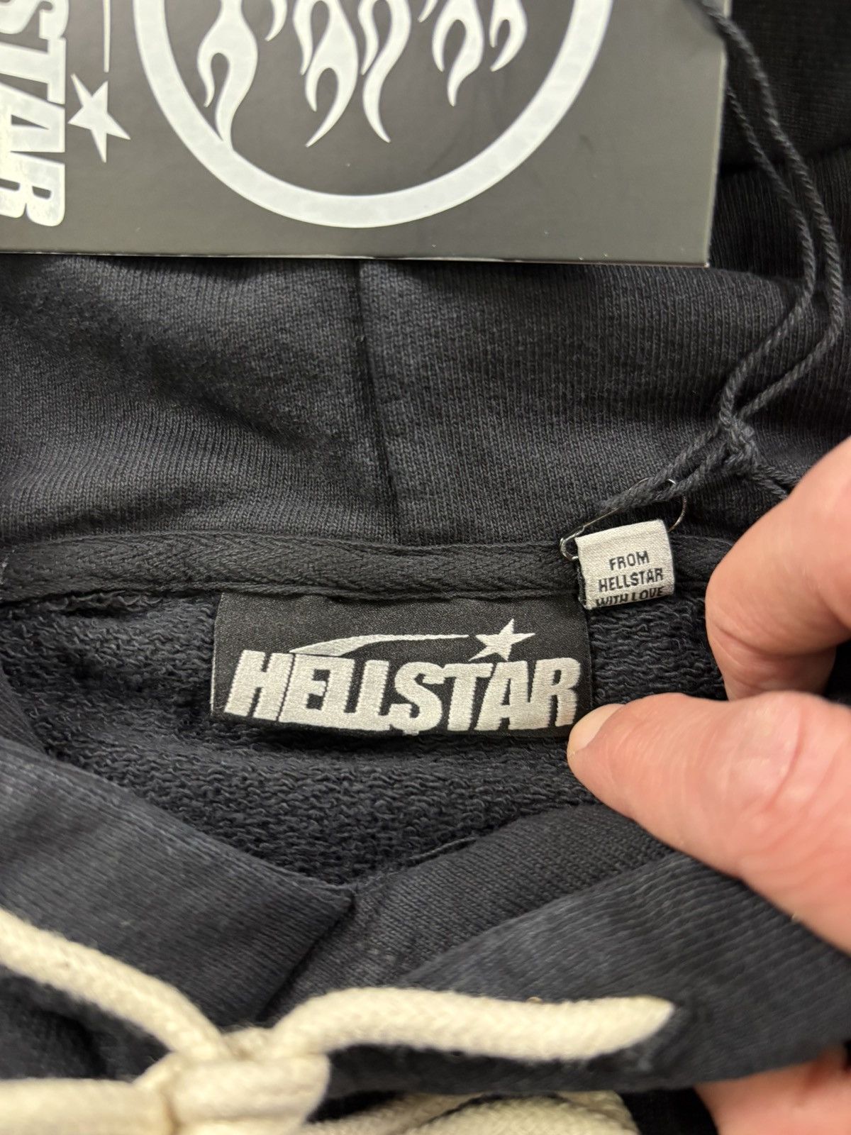 HELLSTAR Hellstar HStar Hoodie, Black Size US M / EU 48-50 / 2 - 8 Thumbnail