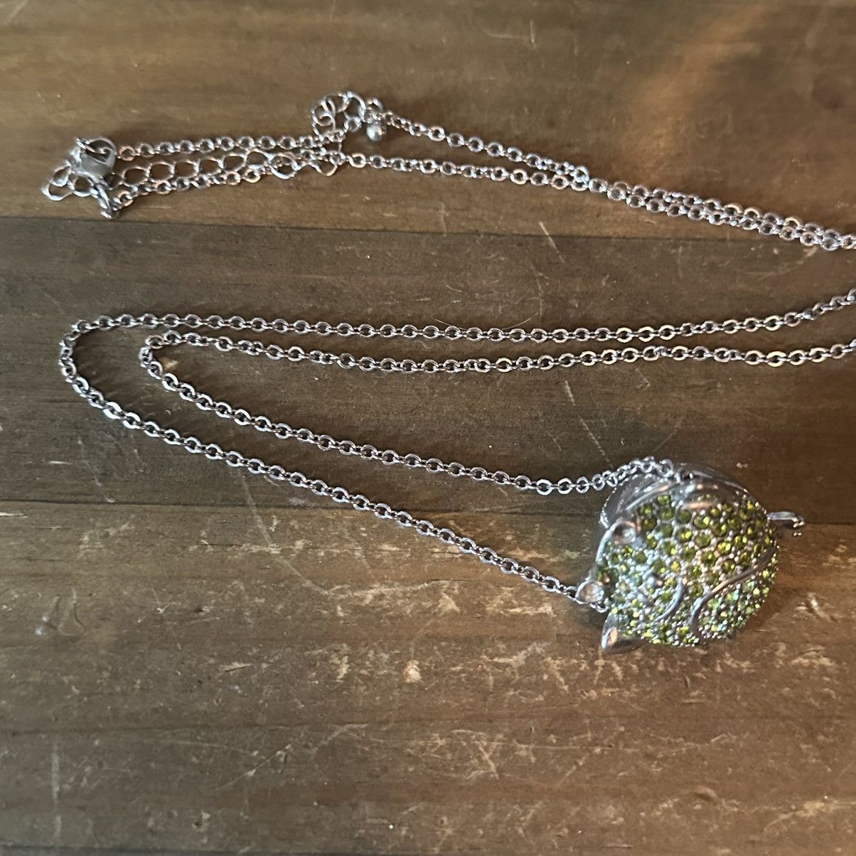 Other Silver tone paved fat silly frog pendant necklace Size ONE SIZE - 3 Thumbnail
