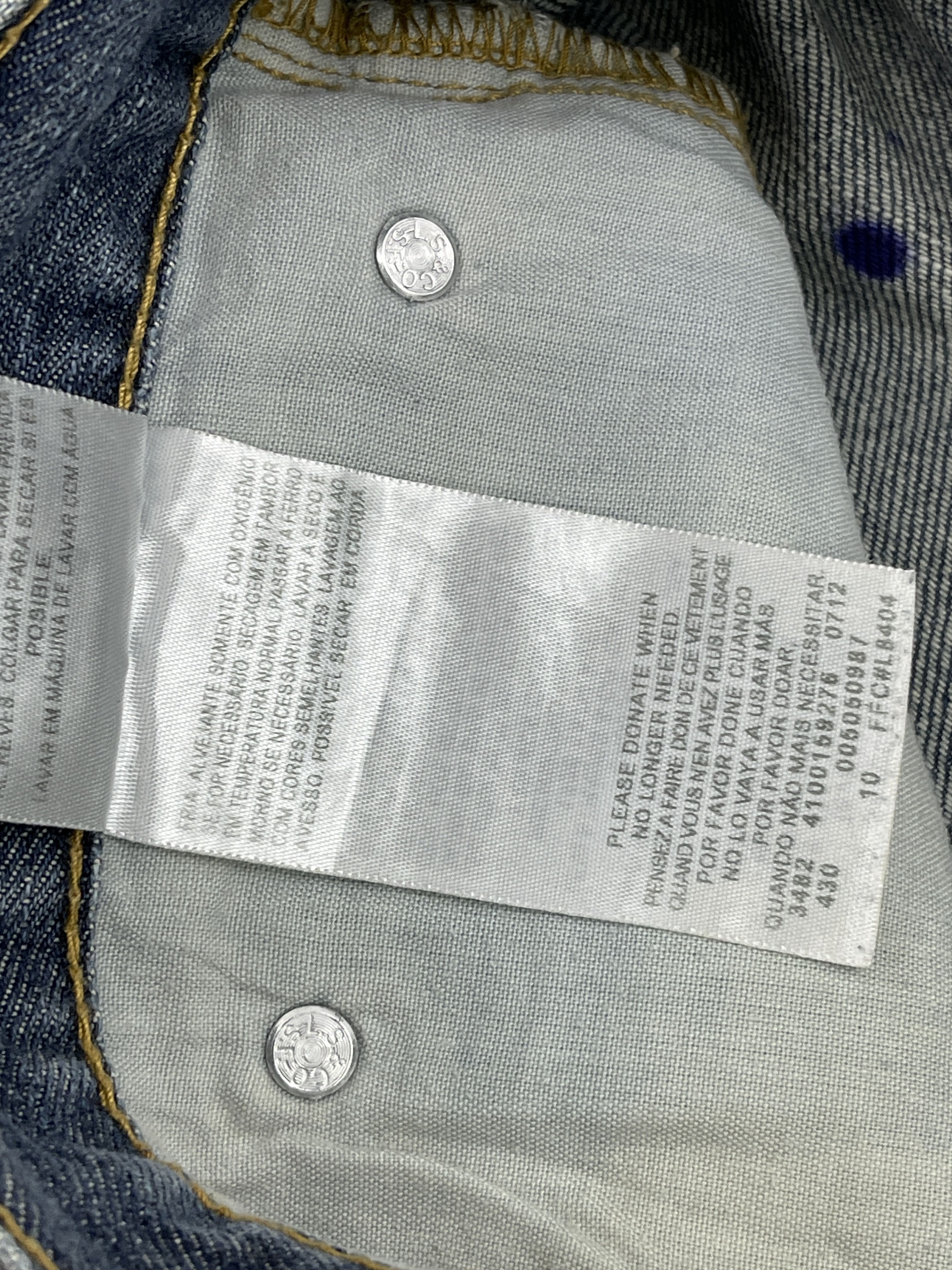 Levi's × Vintage Distressed Vintage Levis 505 Faded Blue Jeans DP2559 Size US 34 / EU 50 - 8 Thumbnail