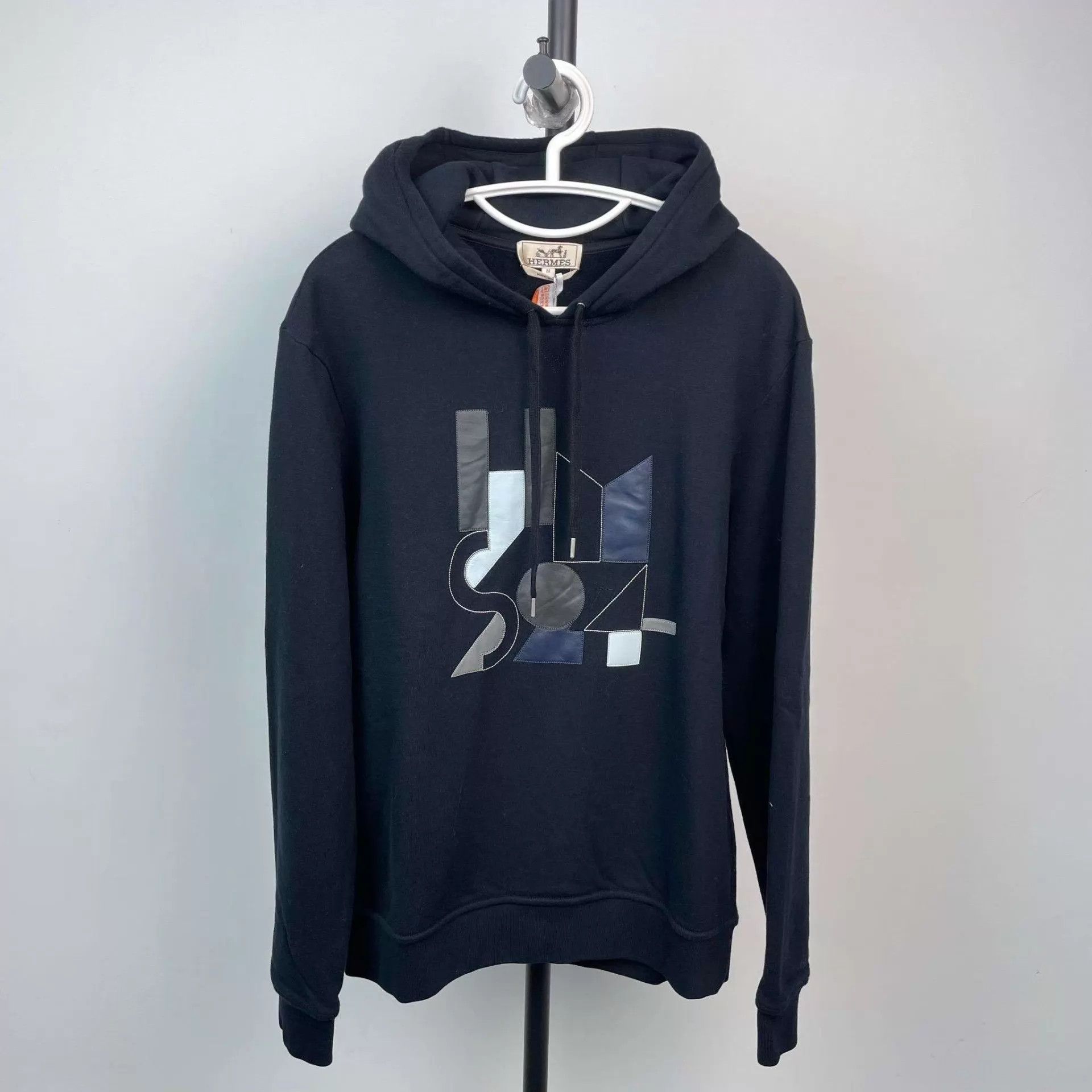Hermes Hermès men's navy fleece sweatshirt 170/84A 98 new Size US M / EU 48-50 / 2 - 1 Thumbnail