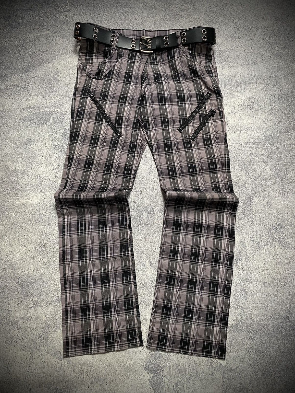 semanticdesign 🇯🇵 Semantic Design Tartan Bondage Pants Size US 30 / EU 46 - 1 Thumbnail