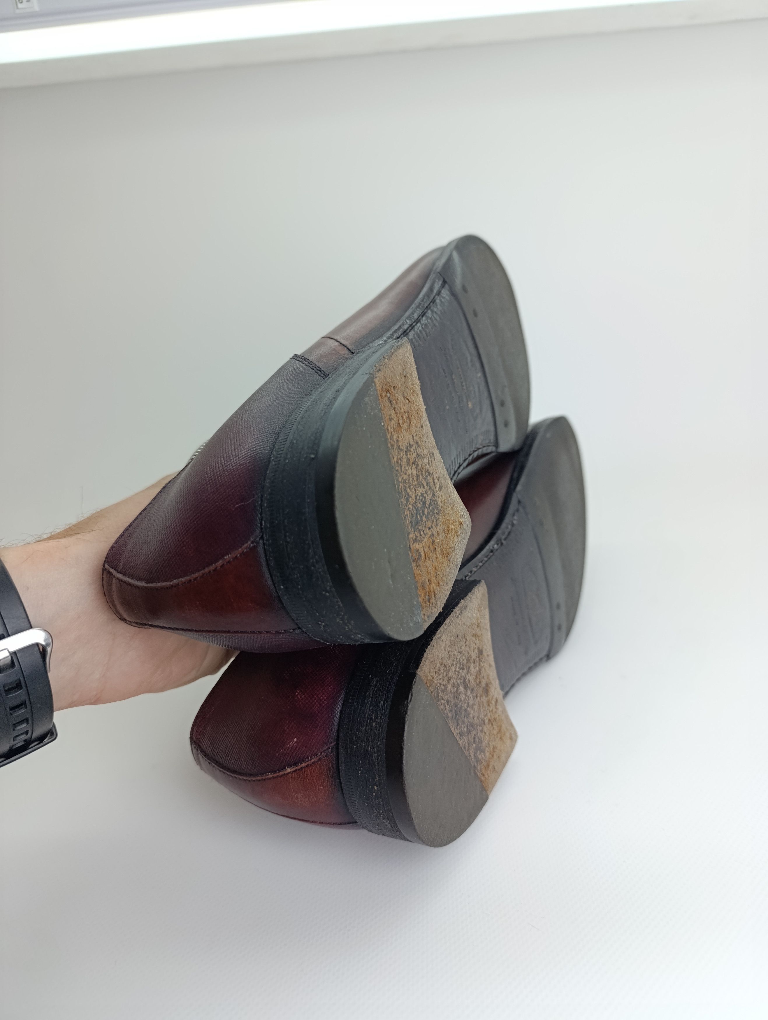 Barrett BARRETT ITALIAN LEATHER FORMAL DERBY Size US 12.5 / EU 45-46 - 14 Thumbnail