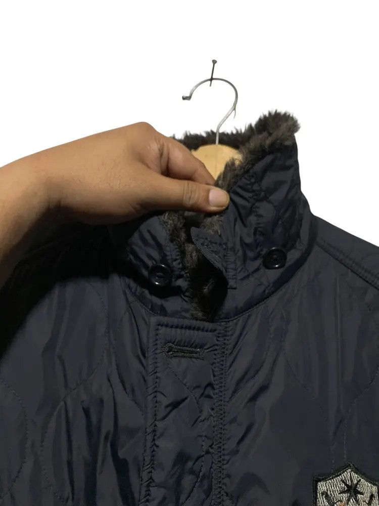Beams Plus Vintage Beams patches quilted fur jacket Size US L / EU 52-54 / 3 - 11 Thumbnail