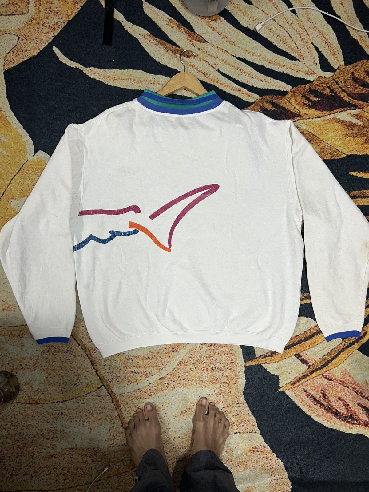Reebok × Vintage Vintage Reebok 90’s Sweatshirt Size US XL / EU 56 / 4 - 4 Thumbnail