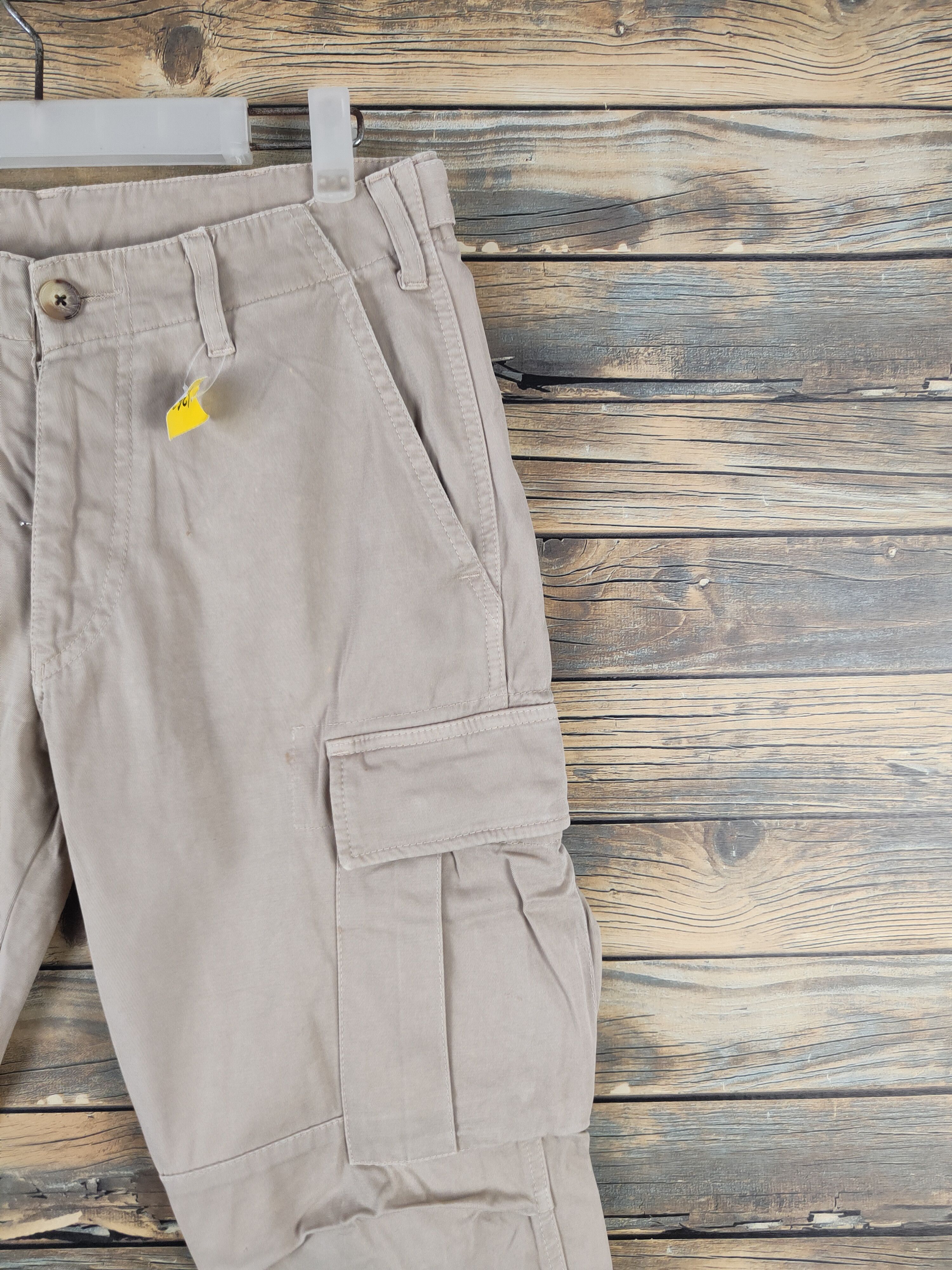East Harbour Surplus DL East Harbour Surplus Beige Multipocket Cargo Pants #1363 Size US 30 / EU 46 - 5 Thumbnail