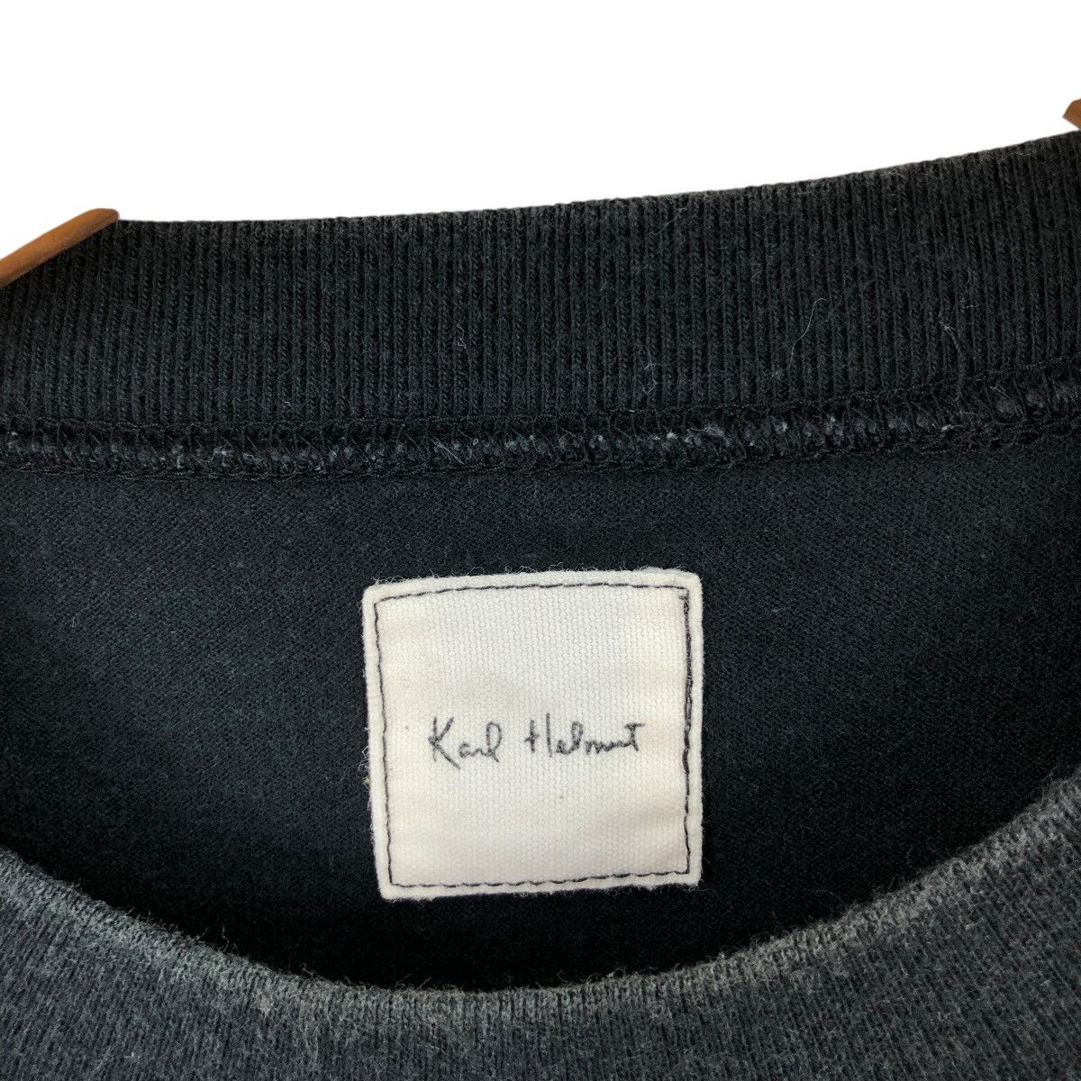 Japanese Brand Vintage KARL HELMUT Long Sleeve AOP Logo Japanese Brand Size US L / EU 52-54 / 3 - 5 Thumbnail