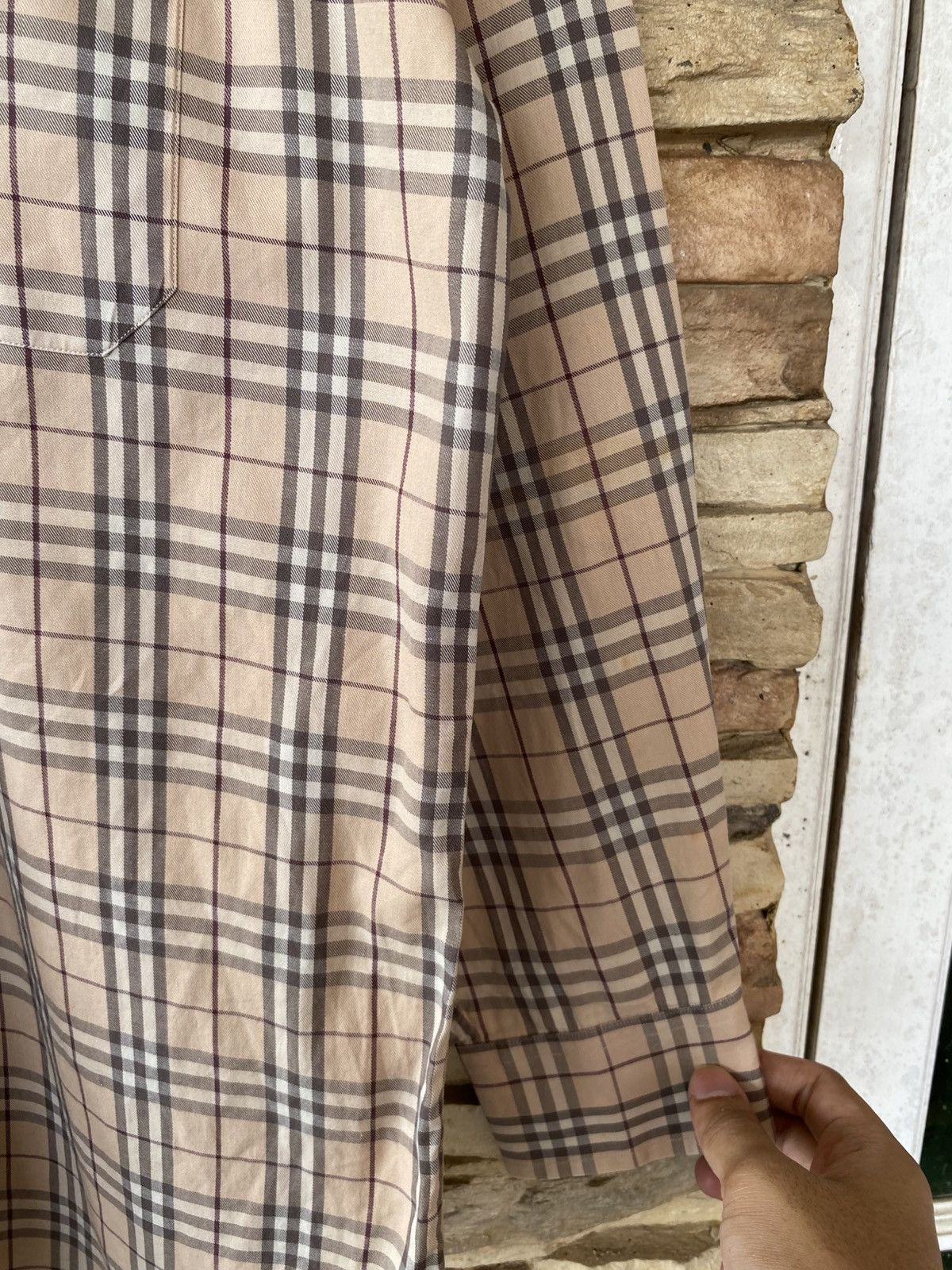 Burberry Vintage Burberry London Nova Check Checkered Button Ups Long Sleeve Shirt Formal Size US L / EU 52-54 / 3 - 5 Thumbnail