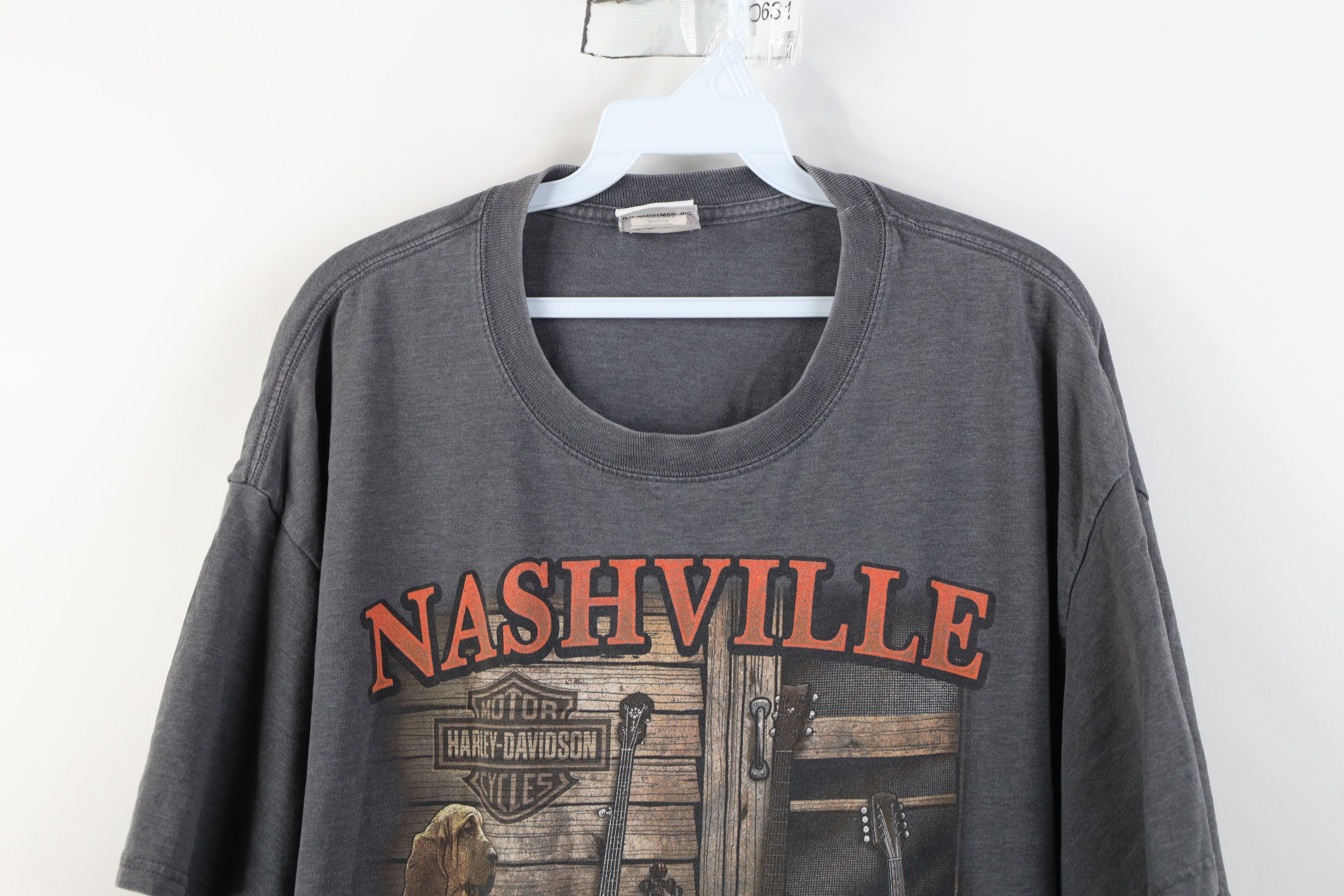 Harley Davidson Vintage Y2K Harley Davidson Pickin and Grinnin Dog T-Shirt Size US XL / EU 56 / 4 - 2 Thumbnail