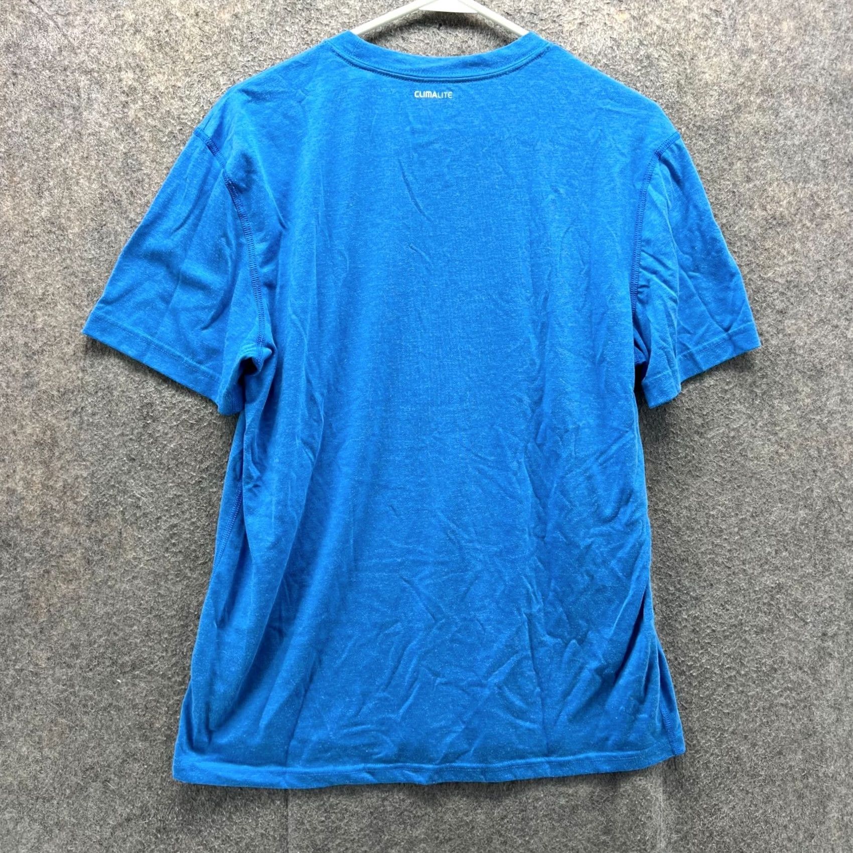 Adidas Adidas Shirt Mens Large Blue Clima Lite Crewneck Jersey Soccer Tee Vintage Size US L / EU 52-54 / 3 - 2 Thumbnail