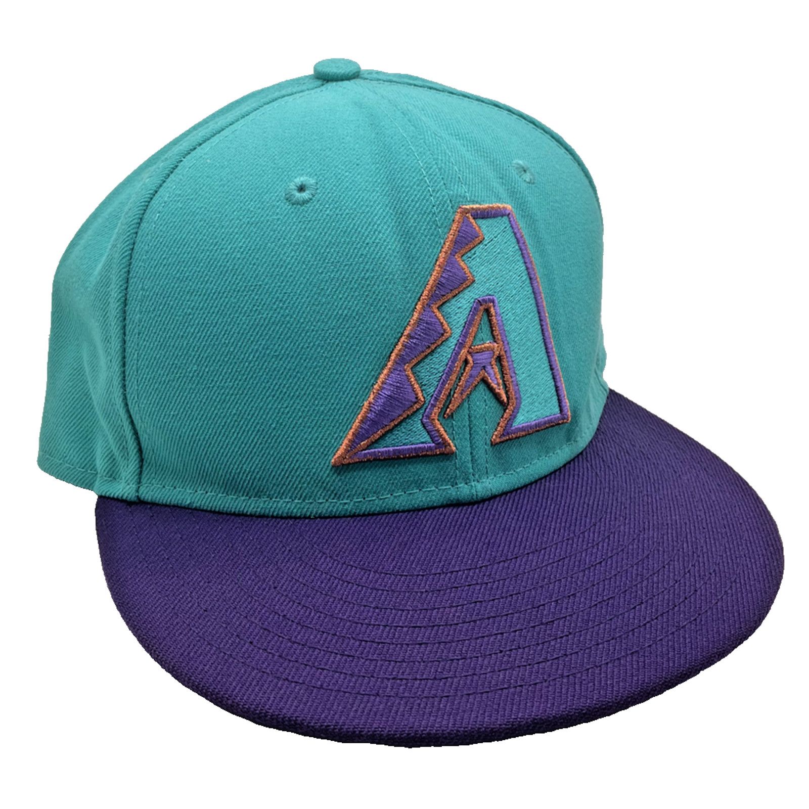 New Era Arizona Diamondbacks New Era 59FIFTY Fitted Hat Retro 7 3/8 Size ONE SIZE - 3 Thumbnail