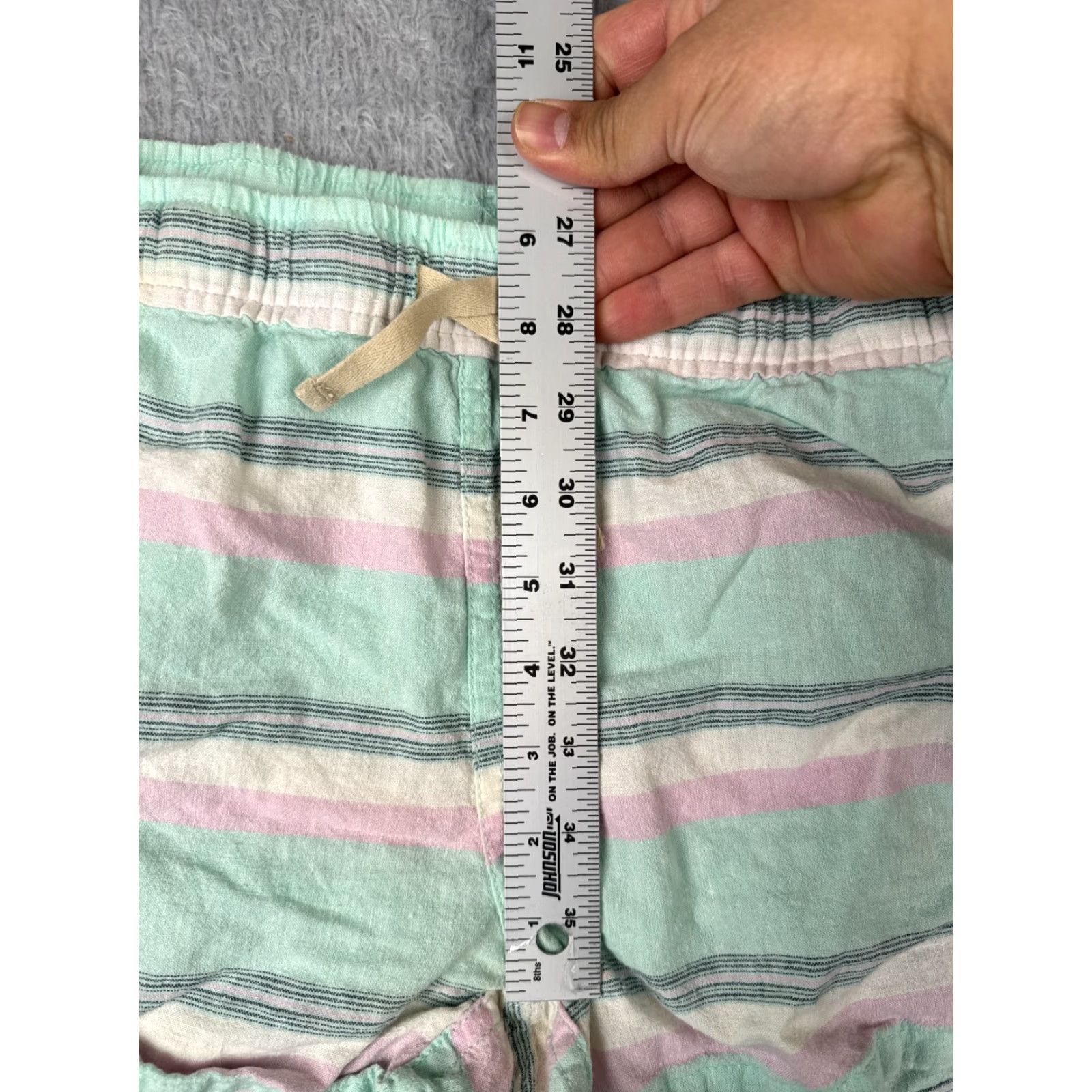 Patagonia Patagonia Shorts Womens Medium Green Pink Island Baggies 3" Hemp Cotton Blend Size 32" / US 10 / IT 46 - 7 Thumbnail