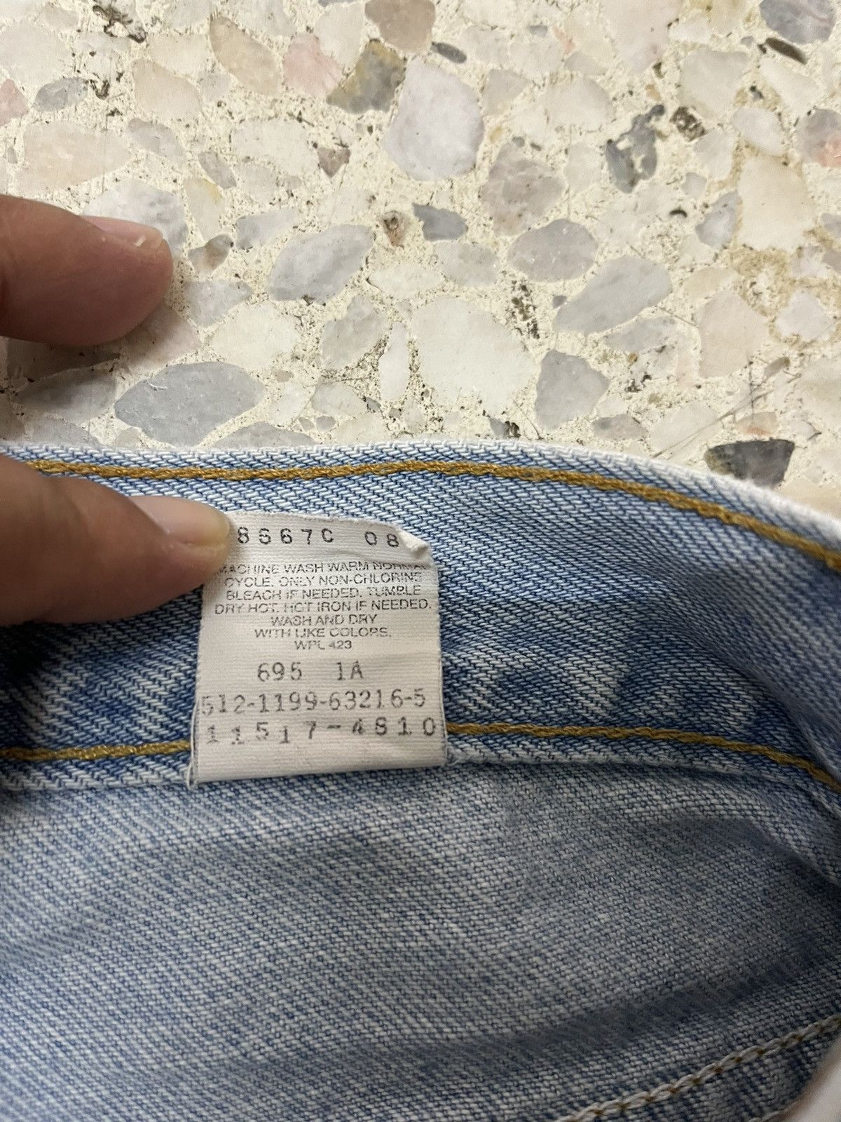 Levi's Vintage 90s Levi’s 517 boot cut light blue wash Size US 27 - 5 Thumbnail