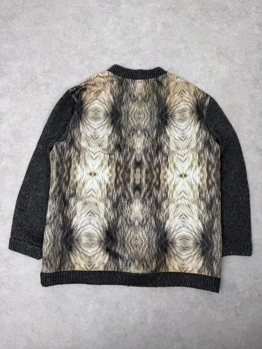 Emporio Armani AW2014 Emporio Armani Faux Fur Trompe L’oeil Sweater Size US S / EU 44-46 / 1 - 6 Thumbnail