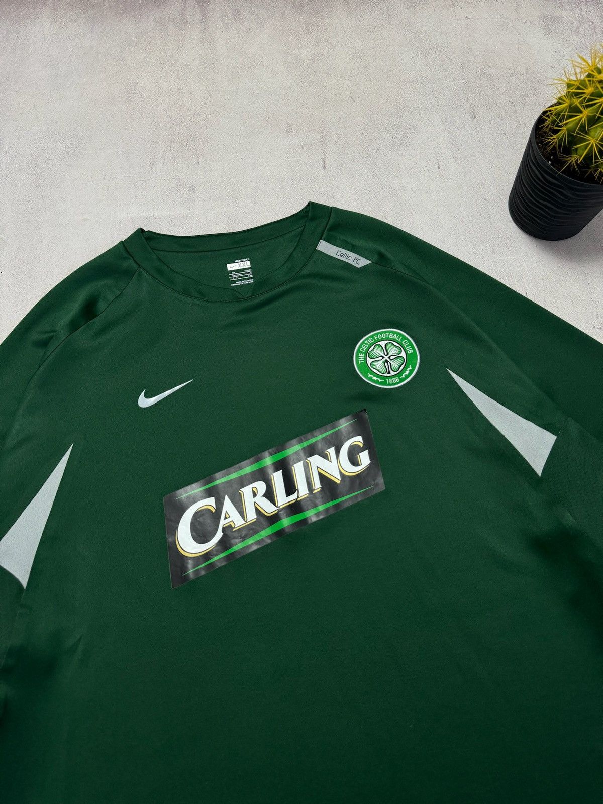 Nike × Vintage Vintage Nike Celtic FC Sweatshirt Crewneck Long Sleeve 90s Size US XXL / EU 58 / 5 - 7 Thumbnail