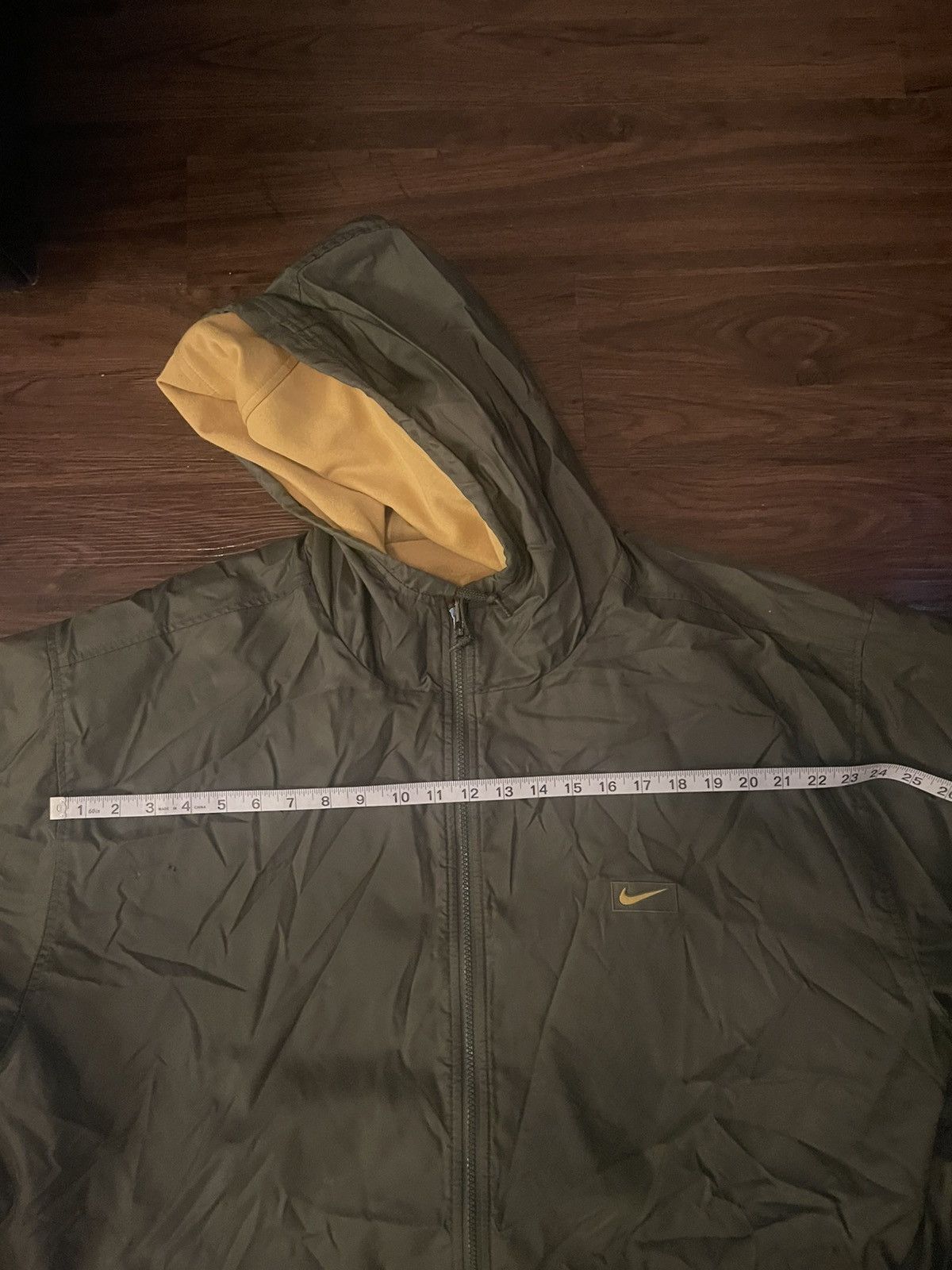 Nike × Vintage Vintage 1990s Nike Green Reversible Jacket XL Size US XL / EU 56 / 4 - 10 Thumbnail