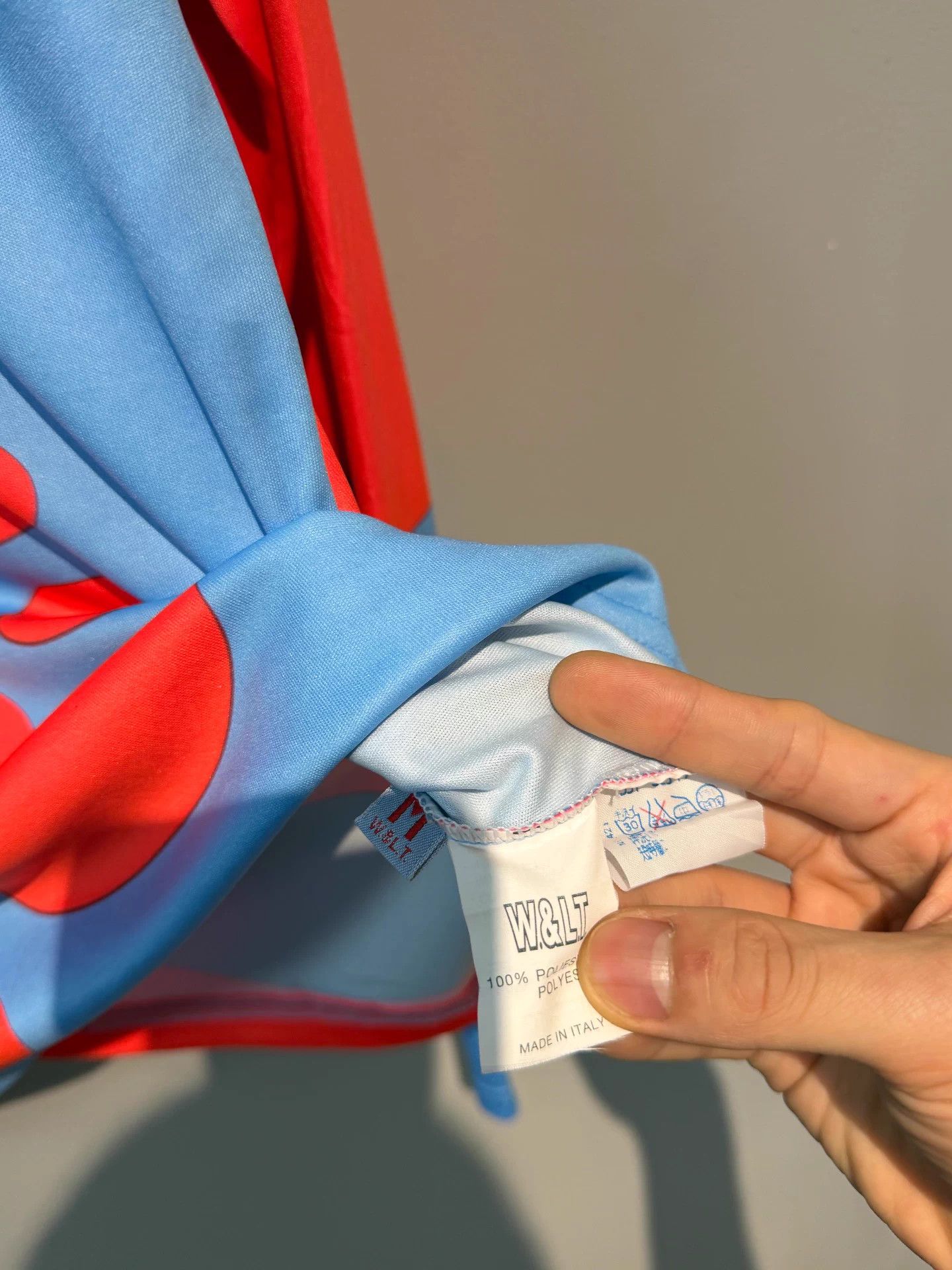 Walter Van Beirendonck Walter Van Beirendonck SS97 WLT Satin LS CB SkyBlue Size US M / EU 48-50 / 2 - 6 Thumbnail