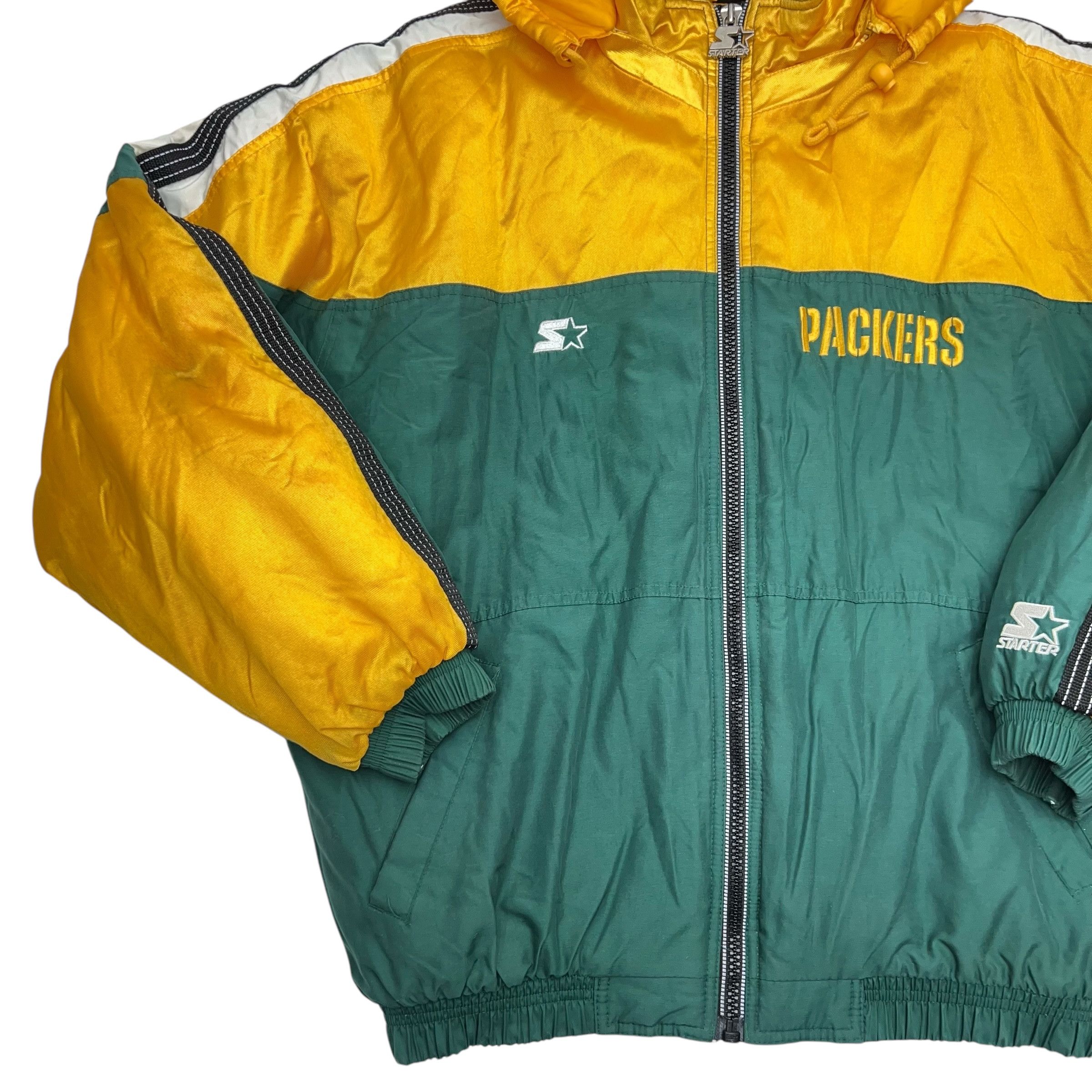 NFL × Pro Line × Starter Starter NFL Pro Line Packers Jacket Coat 90s Size US L / EU 52-54 / 3 - 3 Thumbnail