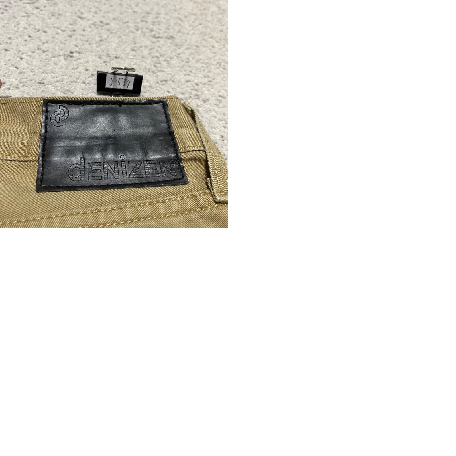 Levi's Levi's Denizen Mens Jeans 36x30 Beige Slim Taper Medium Wash Mid Rise 5-Pocket Denim Cotton Regular Type: Jeans Size US 36 / EU 52 - 9 Thumbnail