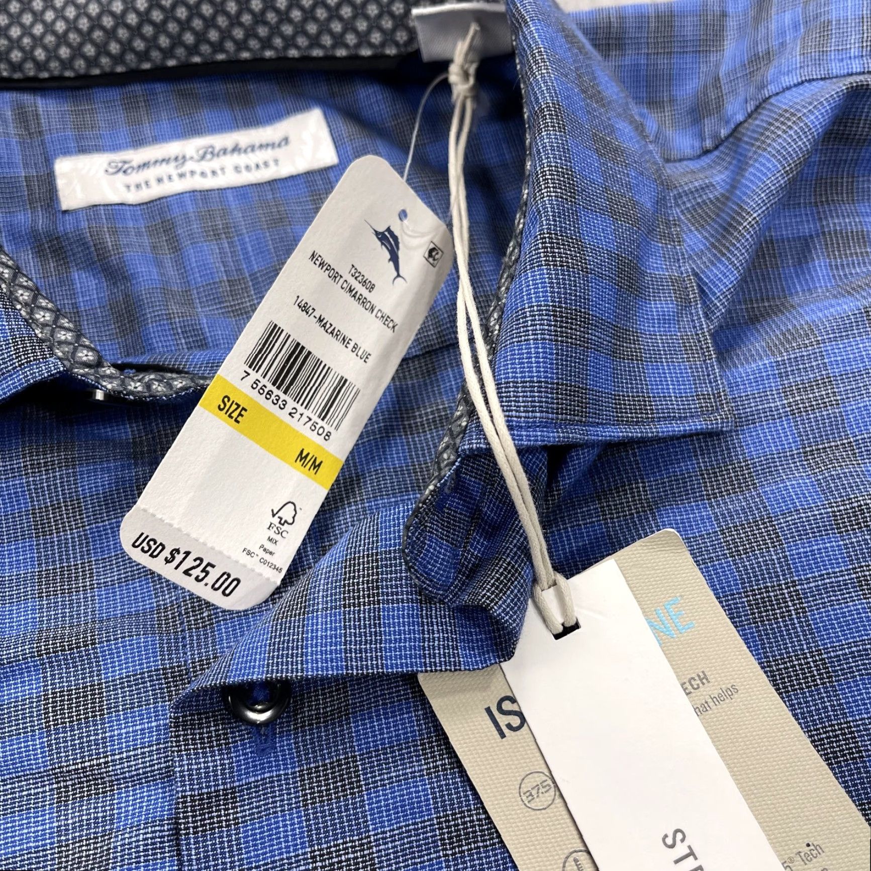 Tommy Bahama **Tommy Bahama Men's Blue Medium Plaid Button-Up Shirt** User: Tommy Bahama Men's Blue Medium Plaid Button-Up Shirt Size US M / EU 48-50 / 2 - 6 Thumbnail