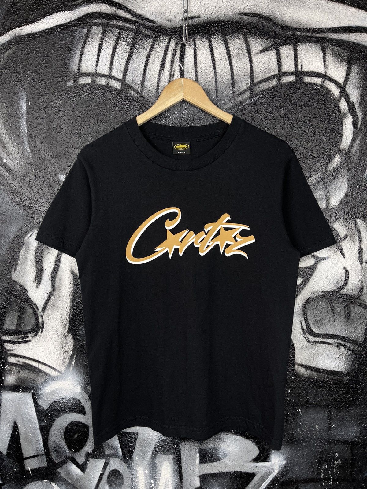 Corteiz Corteiz Front Graffiti Logo Black Cotton T-Shirt Size Small Size US S / EU 44-46 / 1 - 3 Thumbnail