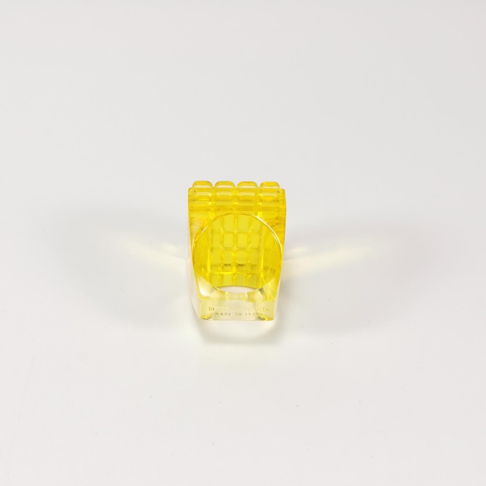 Bottega Veneta Bottega Veneta Embossed Jelly Ring Size 16 -z2505 Size ONE SIZE - 3 Thumbnail