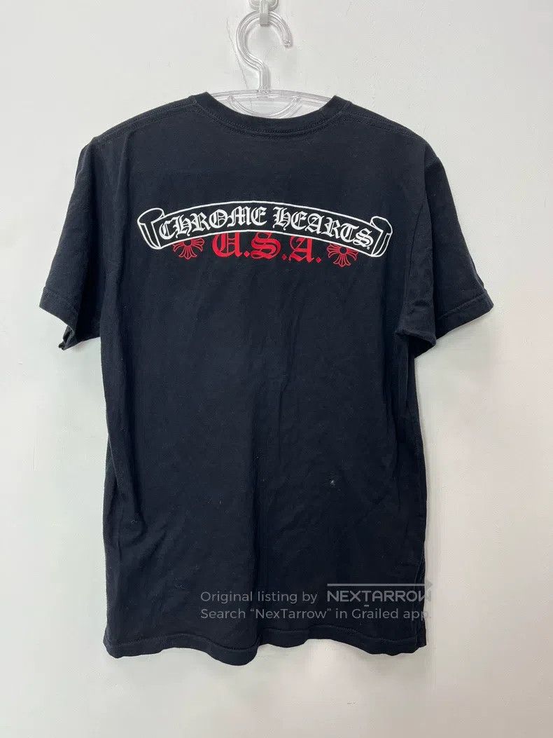 Chrome Hearts CHROME HEARTS Size M Black and red short sleeves Size US M / EU 48-50 / 2 - 2 Thumbnail