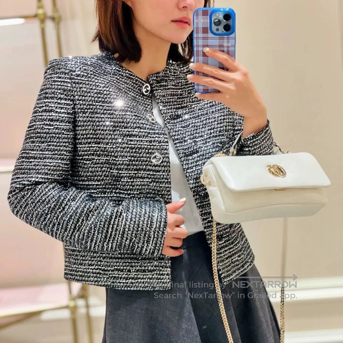 Gucci gucci striped short jacket size 36. Size S / US 4 / IT 40 - 9 Thumbnail