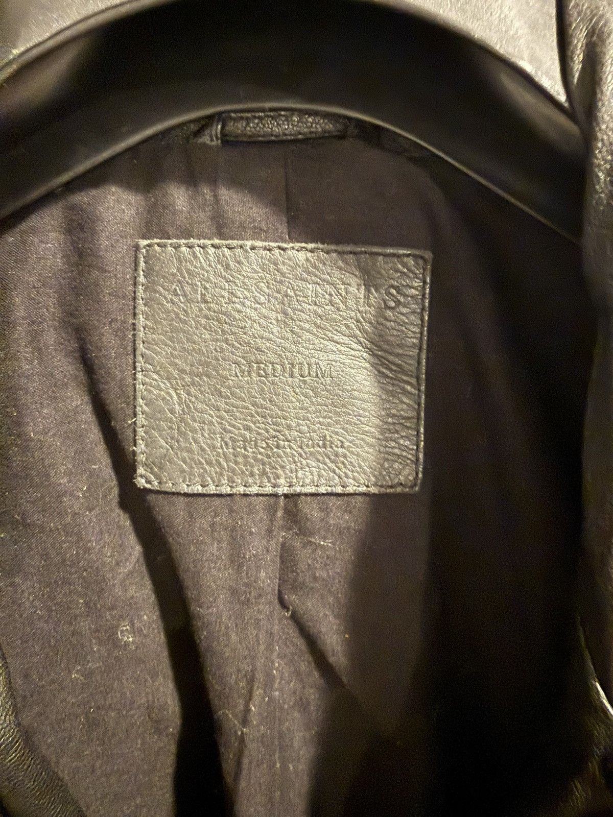 Allsaints Allsaints Kushiro Leather Jacket Size US M / EU 48-50 / 2 - 2 Thumbnail