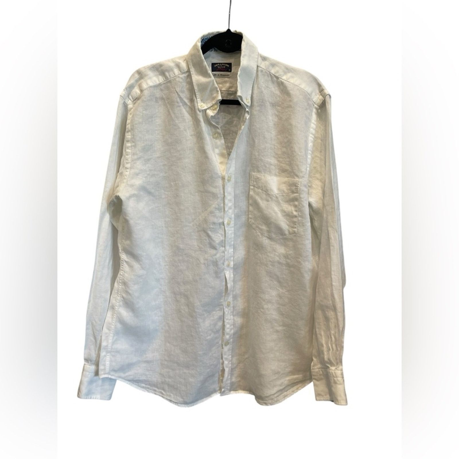 Paul & Shark Paul Shark Men’s Linen Long sleeves Shirt Size:42 Size US L / EU 52-54 / 3 - 1 Thumbnail