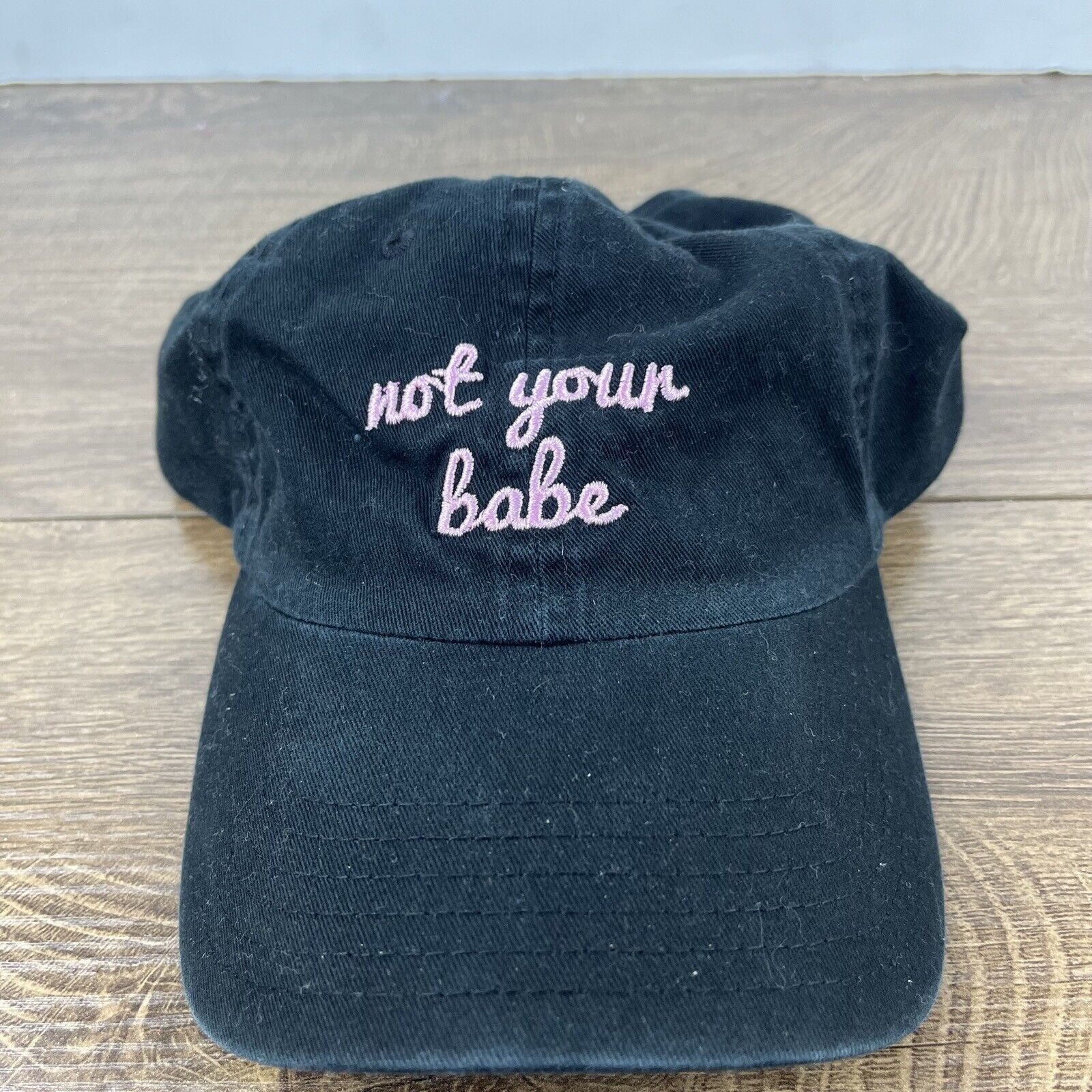Other Not Your Babe Hat Not Your Babe Hat Black Adjustable Hat Bla Size ONE SIZE - 6 Thumbnail