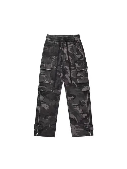 Japanese Brand Chiaki x Iriki Camouflage High Street Vintage Casual Jeans Size US 31 - 7 Thumbnail