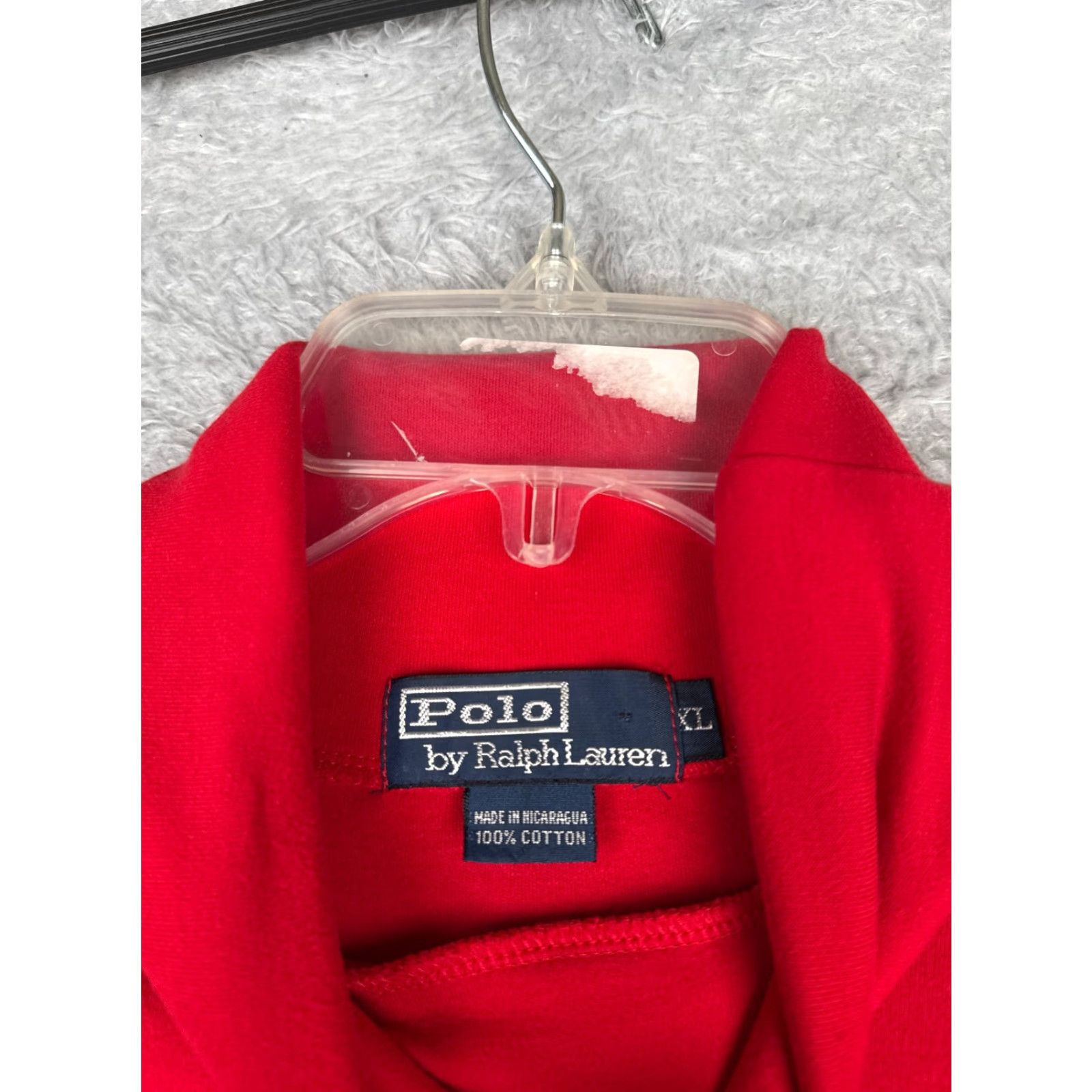 Ralph Lauren VINTAGE Polo Ralph Lauren Shirt Men XL Red Turtleneck 100% Cotton Embroidered Pony Polo Ralph Lauren Shirt Mens Red Turtle Neck 100% Cotton Size US XL / EU 56 / 4 - 7 Thumbnail