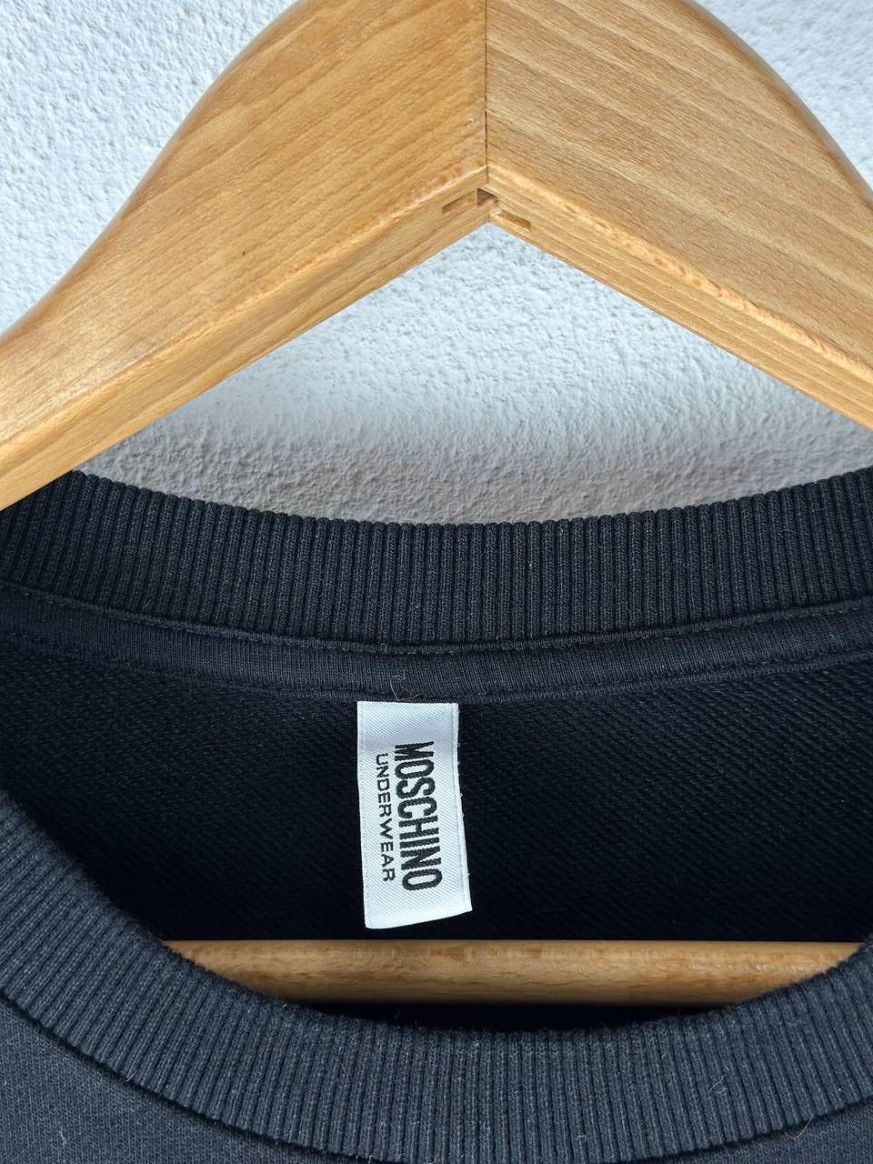 Moschino Moschino Sweatshirt Mens Logo Tape Black Size L Size US L / EU 52-54 / 3 - 6 Thumbnail