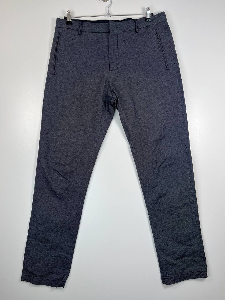 Emporio Armani Emporio Armani Men’s Dark Grey Dress Trousers Pants Size 50 Size US 34 / EU 50 - 1 Thumbnail
