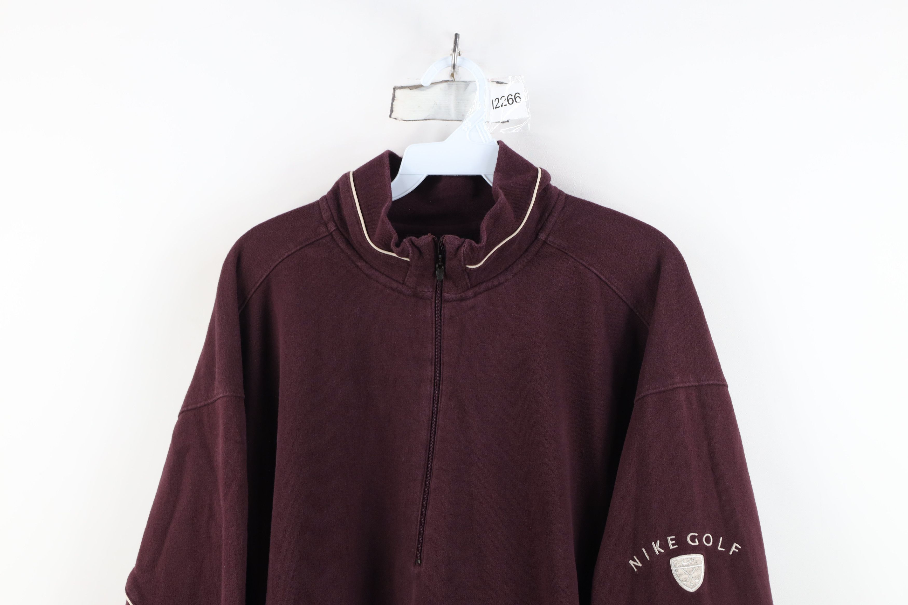 Nike Vintage Y2K Nike Golf Scott Mini Swoosh Half Zip Sweatshirt Size US XXL / EU 58 / 5 - 2 Thumbnail