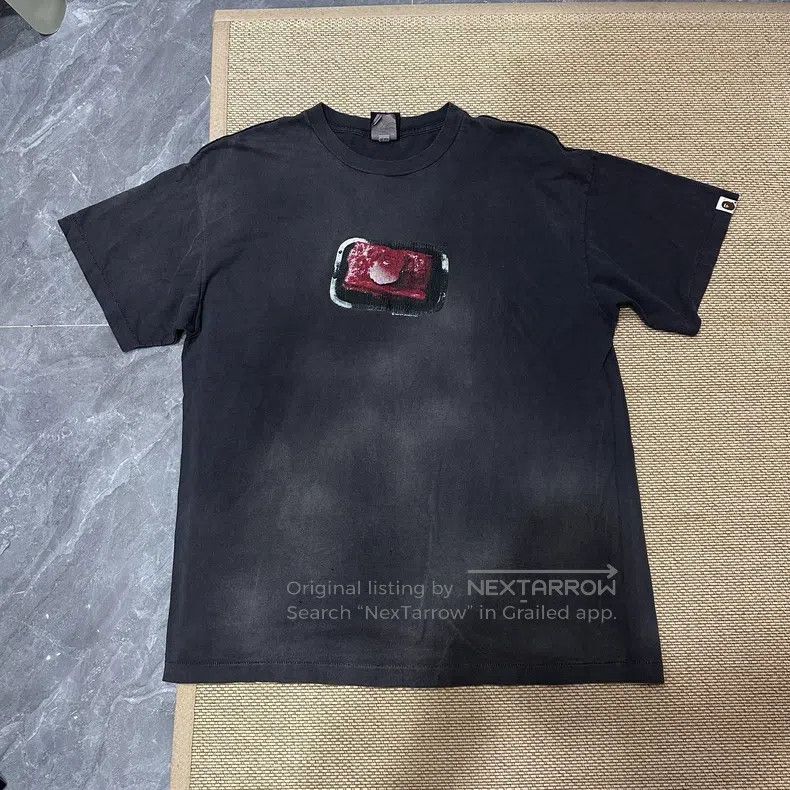 Saint Michael Saint Michael Collaboration Black and Red Washed Distresse Size US XL / EU 56 / 4 - 1 Thumbnail