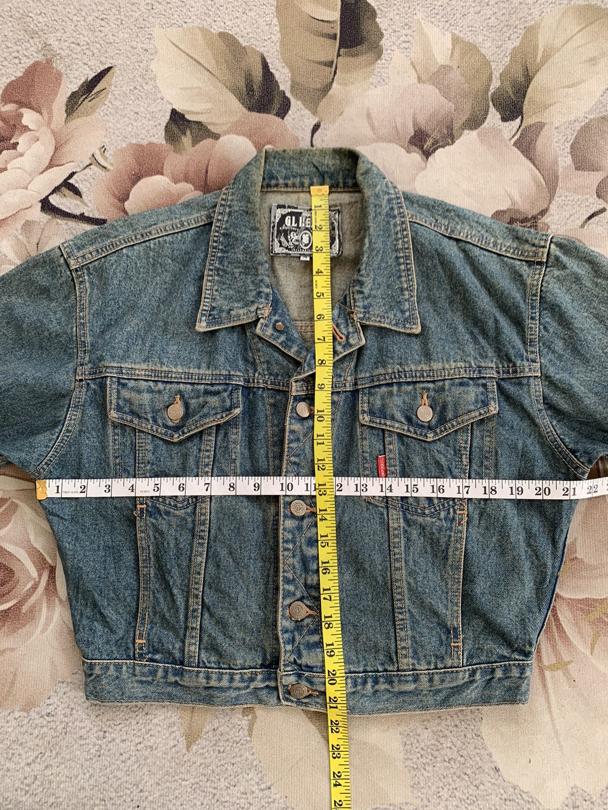 Japanese Brand GL HEART DENIM TRUCKER JACKET Size US M / EU 48-50 / 2 - 14 Thumbnail
