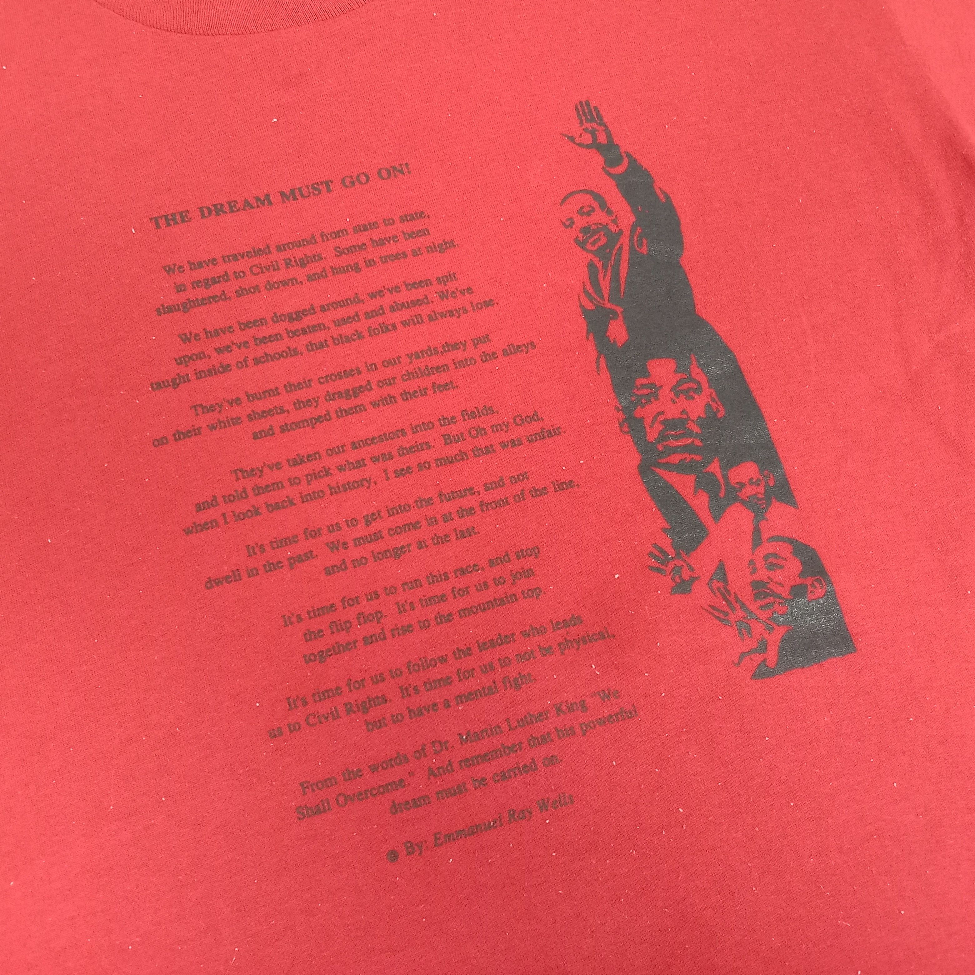 President's × Vintage Emanuel Ray Wells The Dream Must Go On Tshirt Size US M / EU 48-50 / 2 - 2 Thumbnail